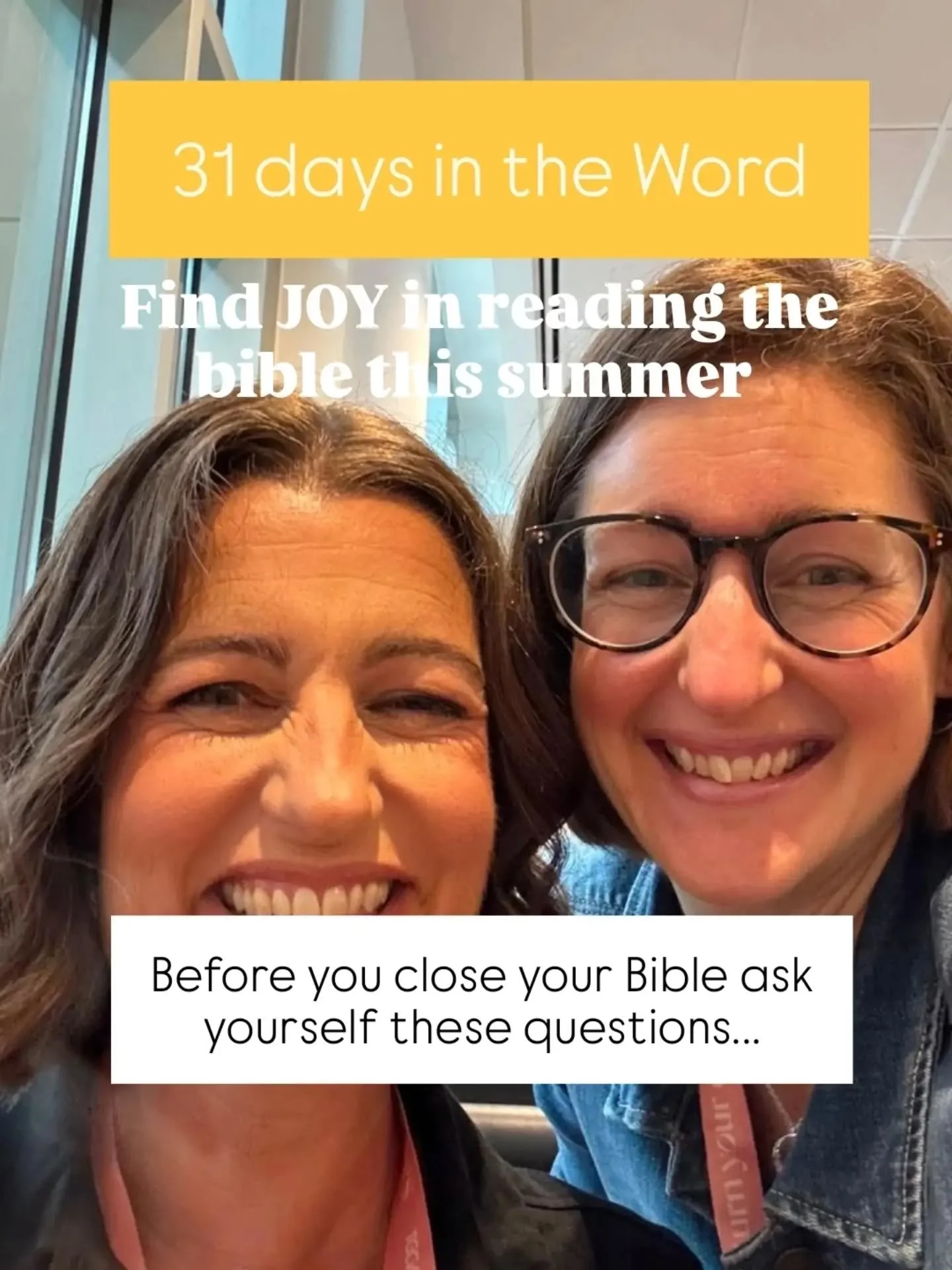 It's easy to read and not really dwell on what we have read.. hopefully these questions will help you to not just read but apply the truths you are reading tomorrow heart. 

Follow us @twosisters_and_acupoftea for more encouragements to keep opening 