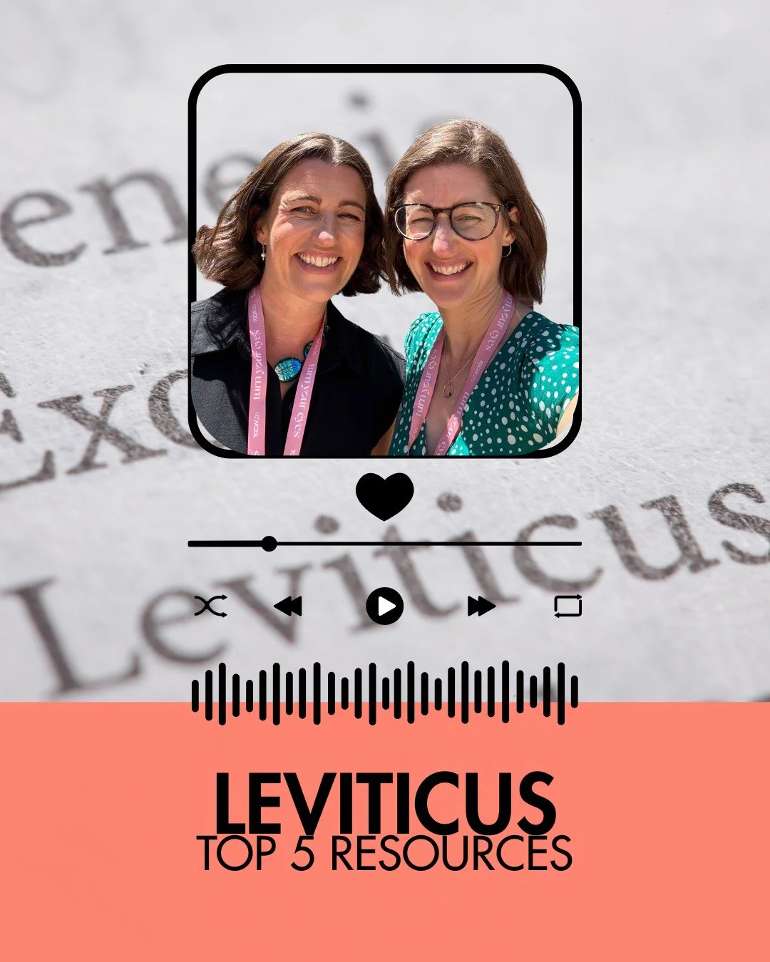 Top 5 Resources for Getting into Leviticus
Starting S18 in Leviticus? Here are our top recommendations to help you read this incredible book with fresh eyes:
1️⃣ Leviticus &mdash; Jay Sklar
2️⃣ Teaching Leviticus &mdash; Proclamation Trust
3️⃣ The La
