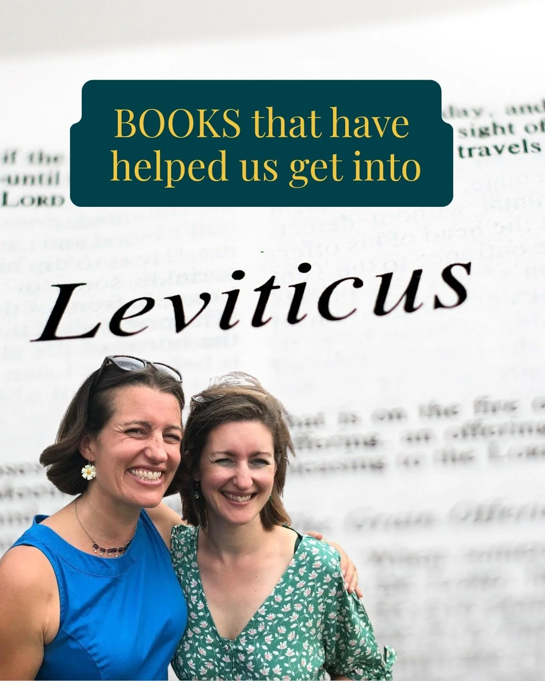 Alongside studying Leviticus for ourselves, we have benefited hugely from these brilliant books too:
1️⃣ Leviticus &mdash; Jay Sklar
2️⃣ Teaching Leviticus &mdash; Proclamation Trust
3️⃣ The Lamb of God &mdash; Nancy Guthrie

All the books we recomme