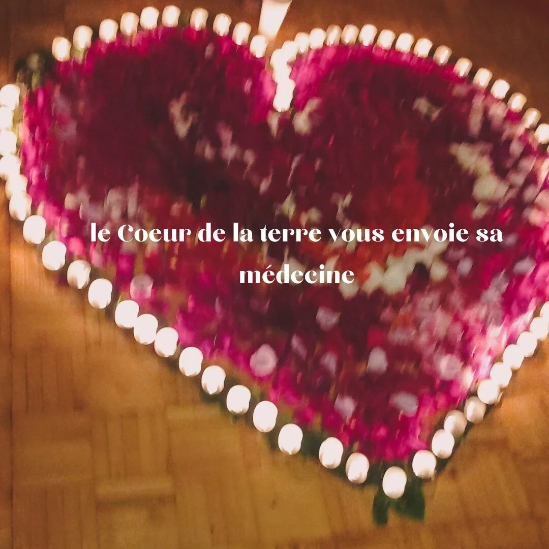 J'ai eu l'occasion de participer &agrave; une belle c&eacute;r&eacute;monie du Cacao ce weekend , 
je vous partage ce beau c&oelig;ur de roses.
Je vous souhaite une tr&egrave;s belle semaine &lt;3

Amour &amp; Lumi&egrave;re

Marie

#cacaom&eacute;de