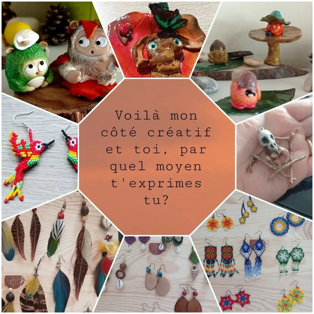 Parce qu'il est bon de laisser aller son c&ocirc;t&eacute; cr&eacute;atif, sans but pr&eacute;cis.
Laissez aller son imagination, tout simplement car cela nous permet d'&ecirc;tre dans l'instant pr&eacute;sent et de l&acirc;cher le mental et de nous 