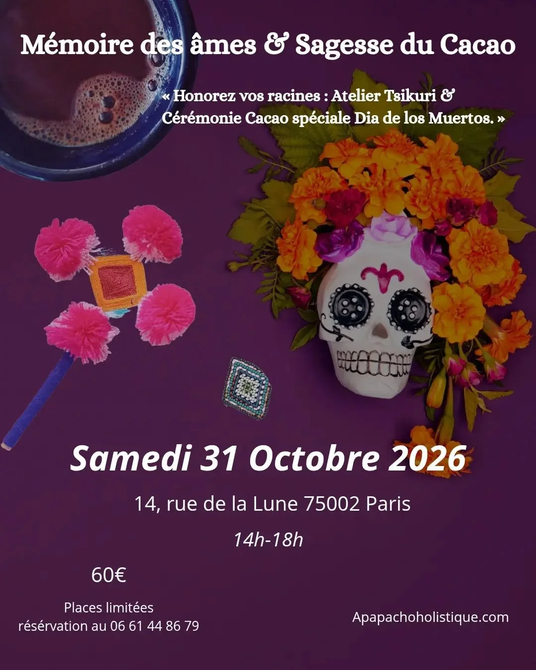 Bienvenidos au c&oelig;ur du visible et de l'invisible ! 🏵️☕✨

&Agrave; l'occasion de la traditionnelle F&ecirc;te des Morts mexicaine, la fronti&egrave;re entre les mondes s'amincit. C'est le moment id&eacute;al pour c&eacute;l&eacute;brer, honorer