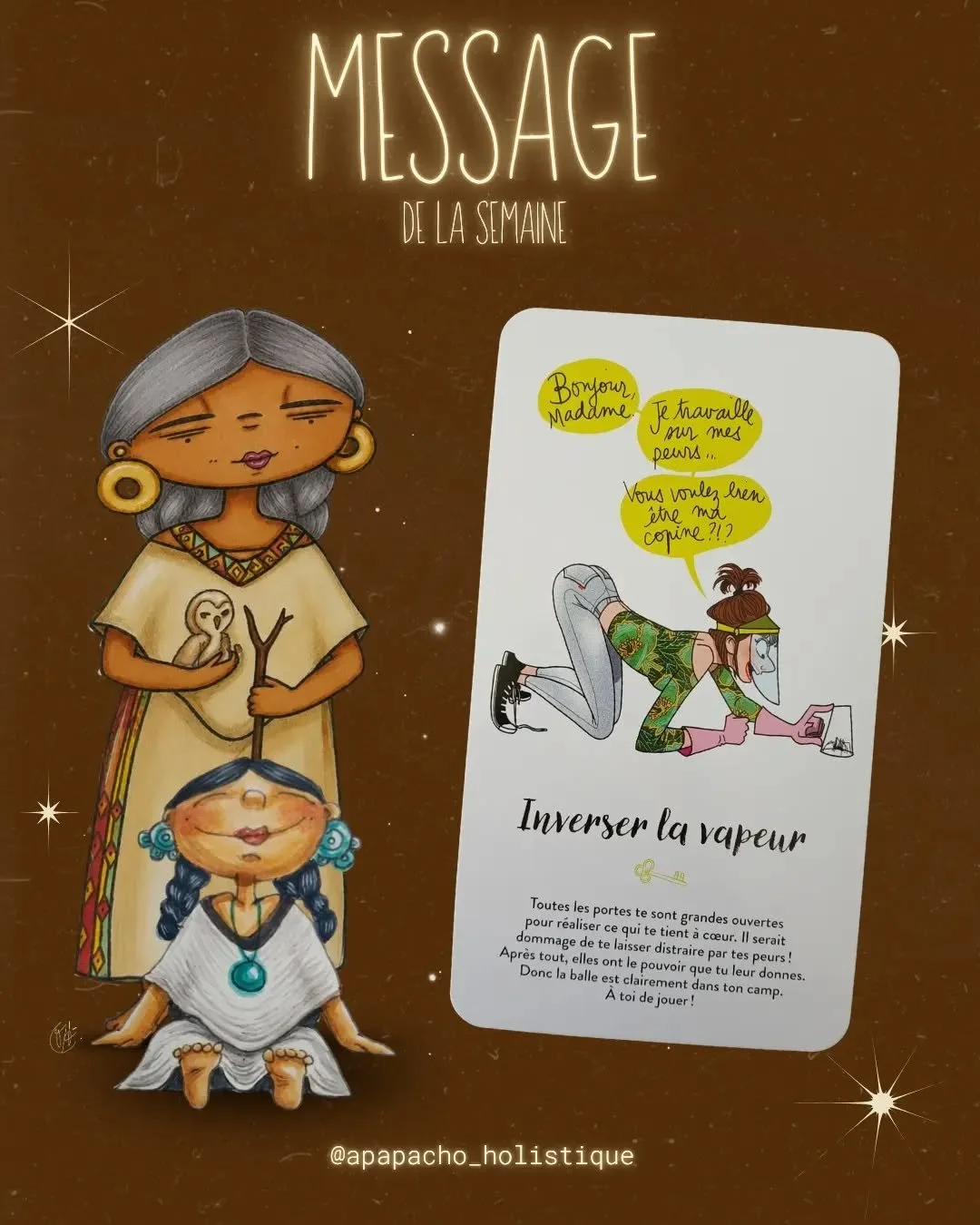 ✨️ MESSAGE POUR TOI ✨️

On prend ce beau message positif pour cette belle fin de semaine et on avance dans nos projets sans peur ☺️

#messagepourtoi #margauxmotin #chamanisme #holistique #guidance
