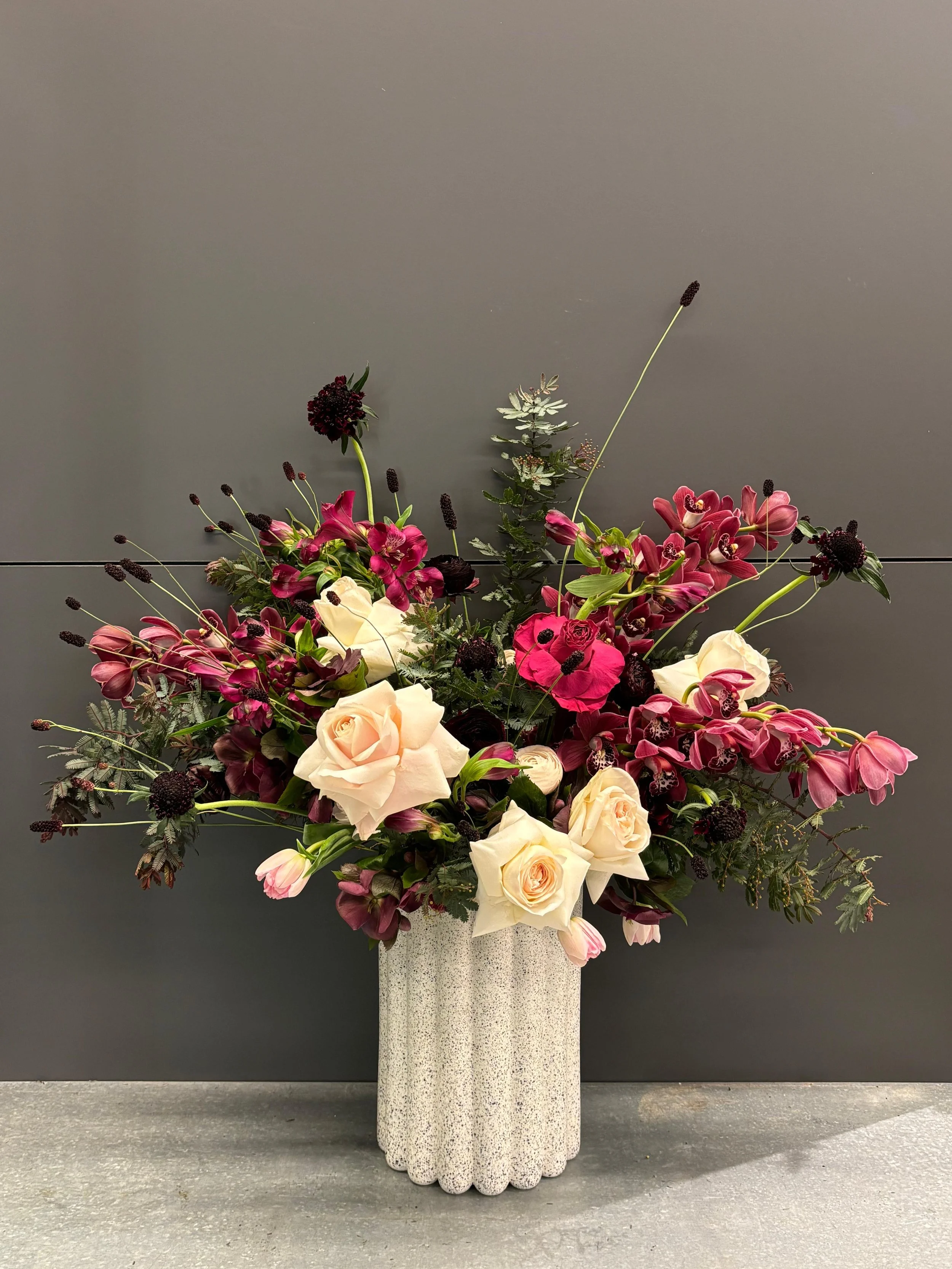 Appassionata Flowers - Burgundy & Pale in DBKD vase.jpg