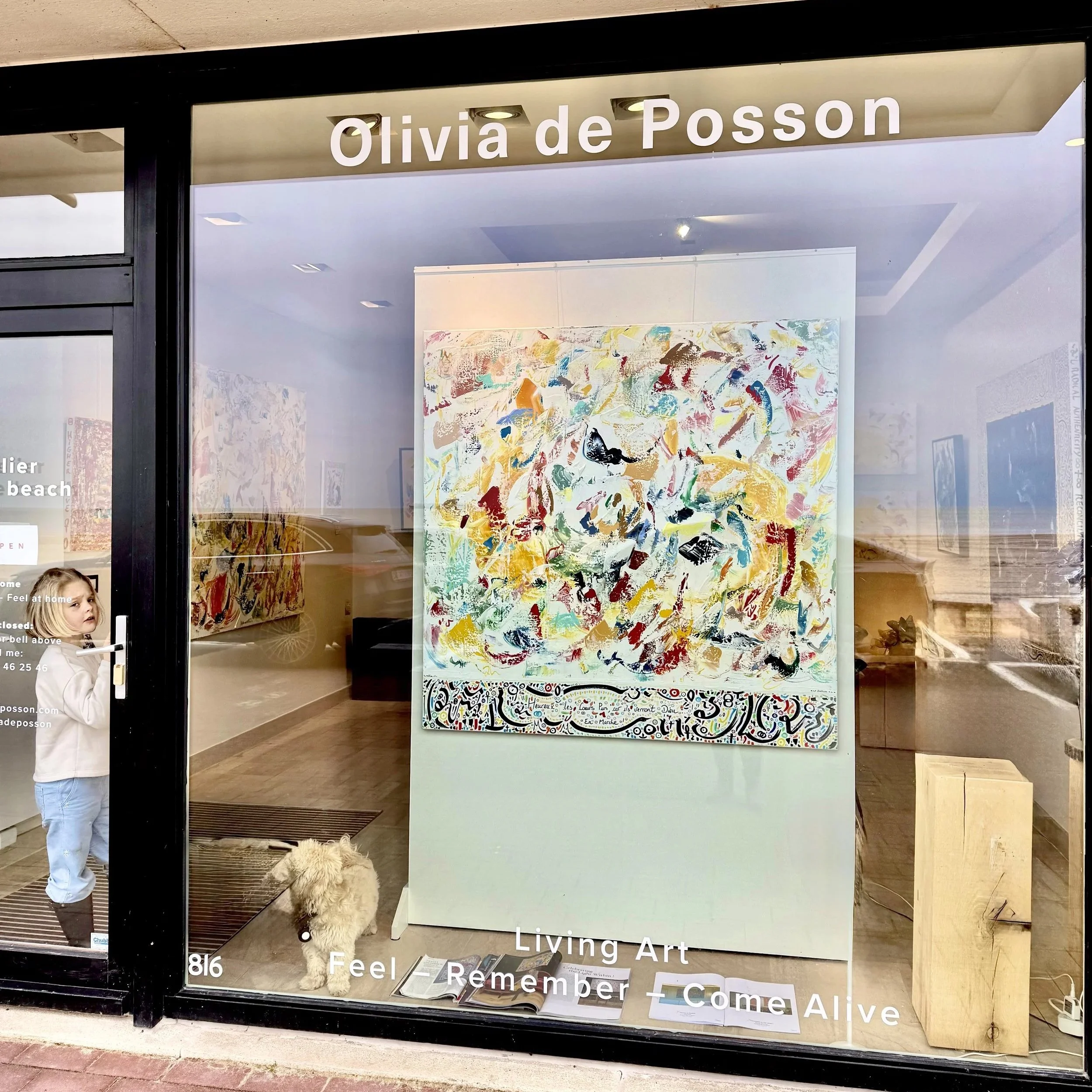 Knokke-le-Zoute, Olivia de Posson, art residency, atelier & gallery