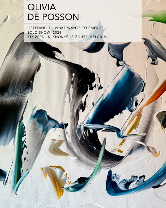 Knokke-le-Zoute, Olivia de Posson, art residency, atelier & gallery