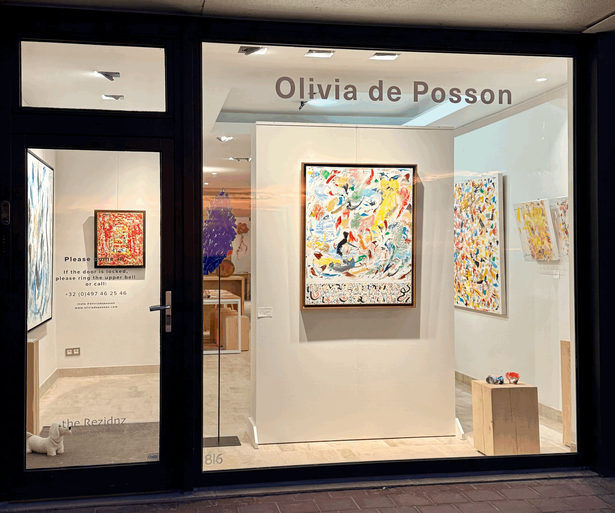 Knokke-le-Zoute, Belgium / Olivia de Posson Art Gallery &amp; Studio 