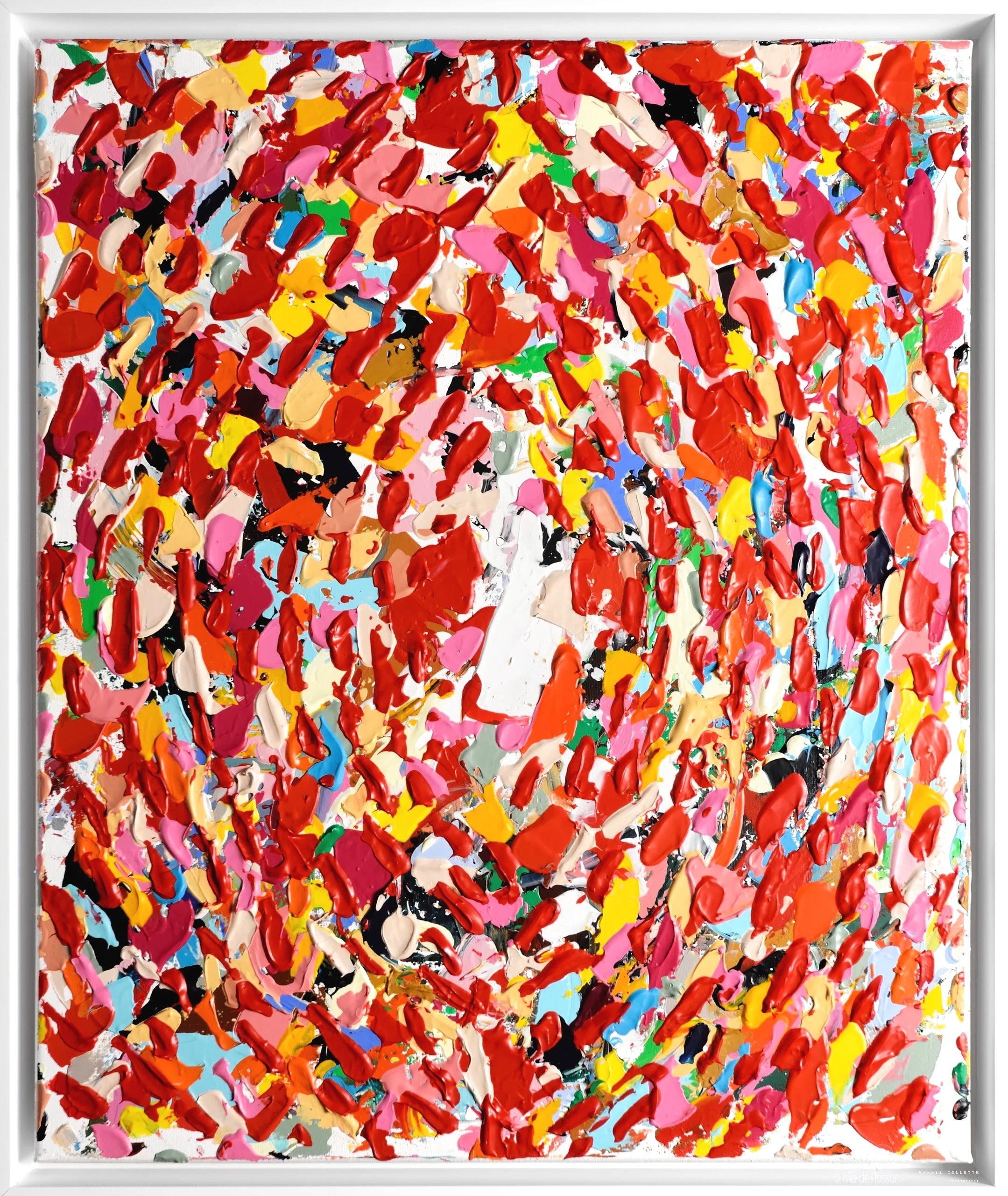Mère 60x50cm, 2024, Brussels, Belgium, Acrylic on Canvas,  acrylic on canvas, Olivia-de-posson-abstract-contemporary-colorful-art
