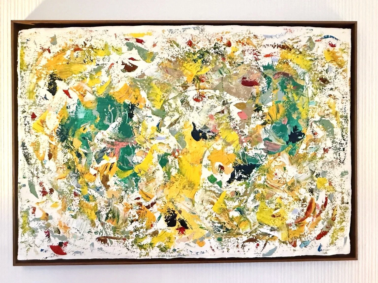 Spring Awakening, 100x140cm, acrylic on paper, 2026, Brussels
