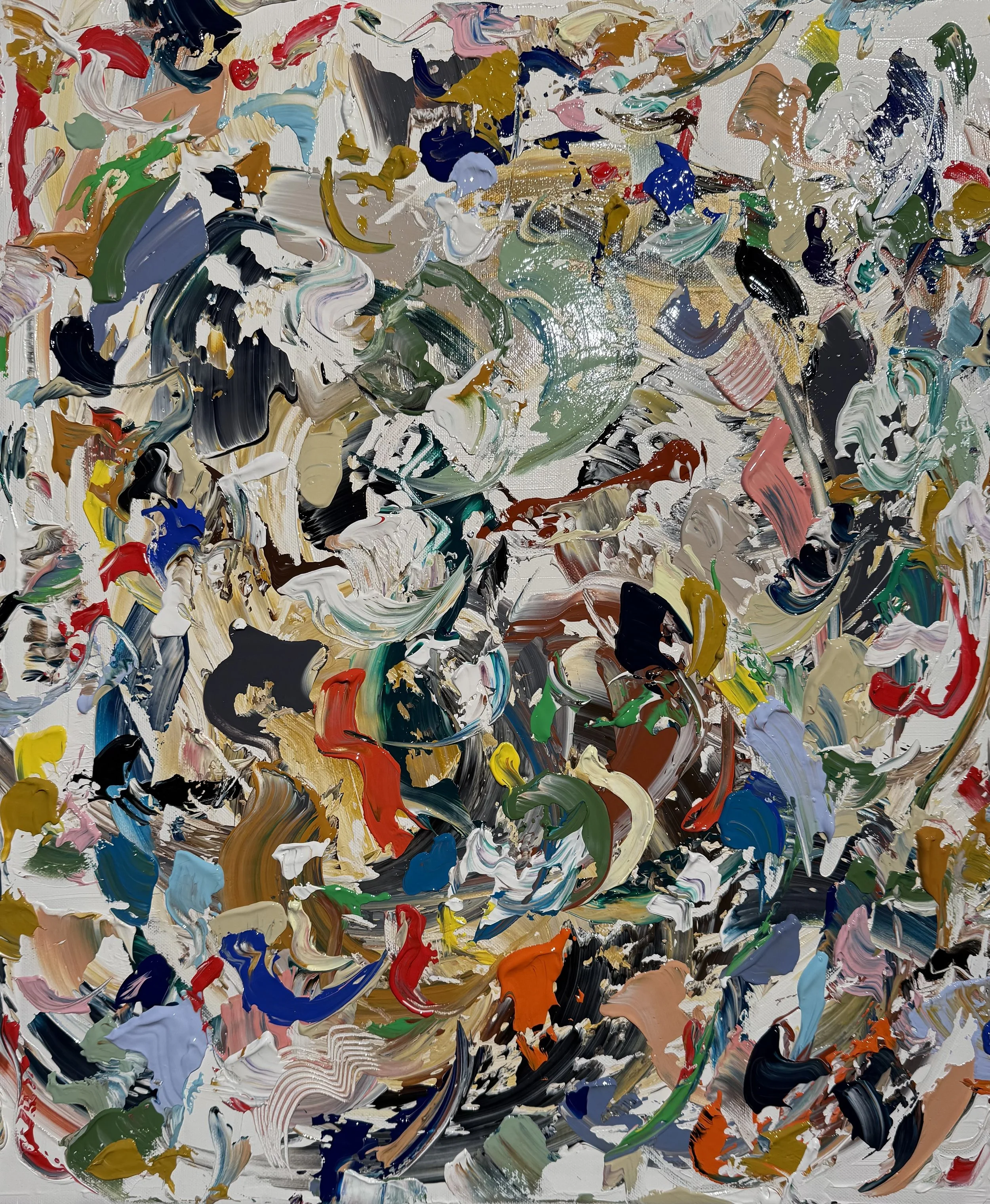 SOLD - Quand l'Amour circule, 60x50cm