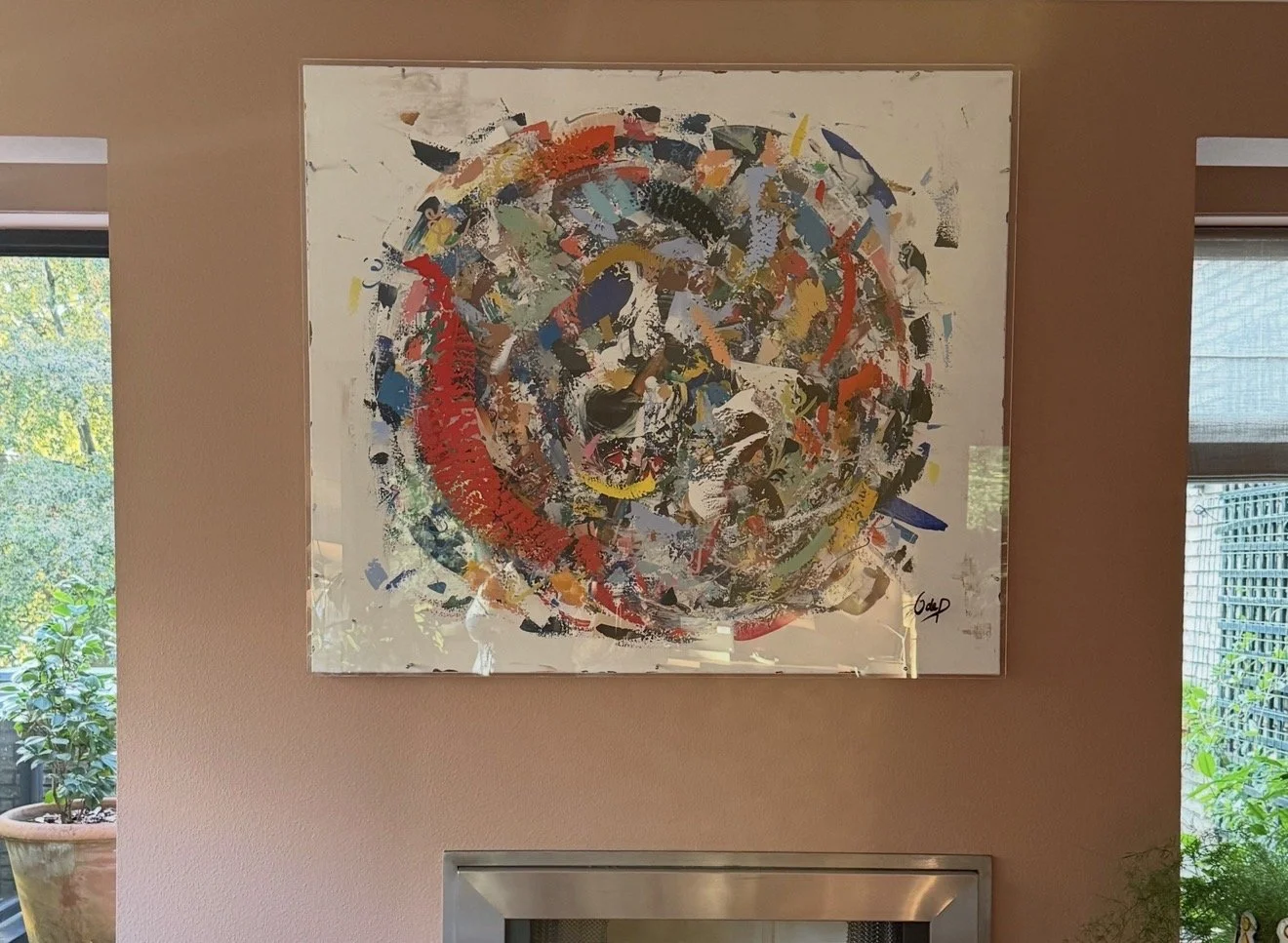SOLD 2023 - Prière de la Sérénité olivia-de-posson-colourful-contemporary-abstract-art