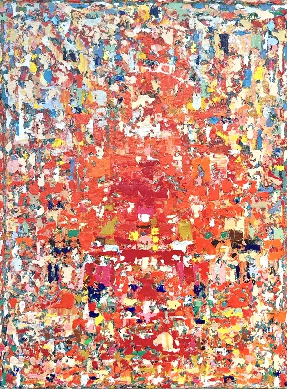 Odyssée, 80x60cm, acrylic on canvas, 2026 Knokke-le-Zoute olivia-de-posson-colourful-contemporary-abstract-art
