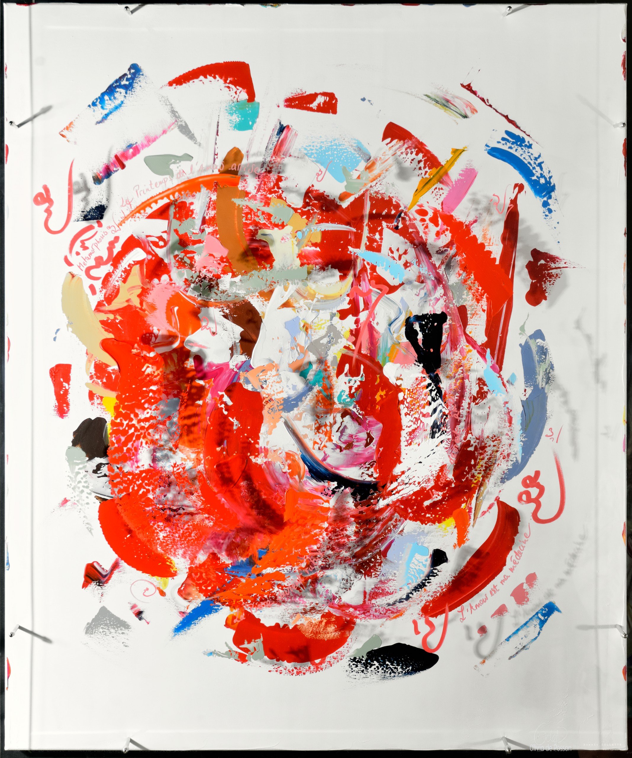 SOLD, olivia-de-posson-colourful-spiritual-energy-art