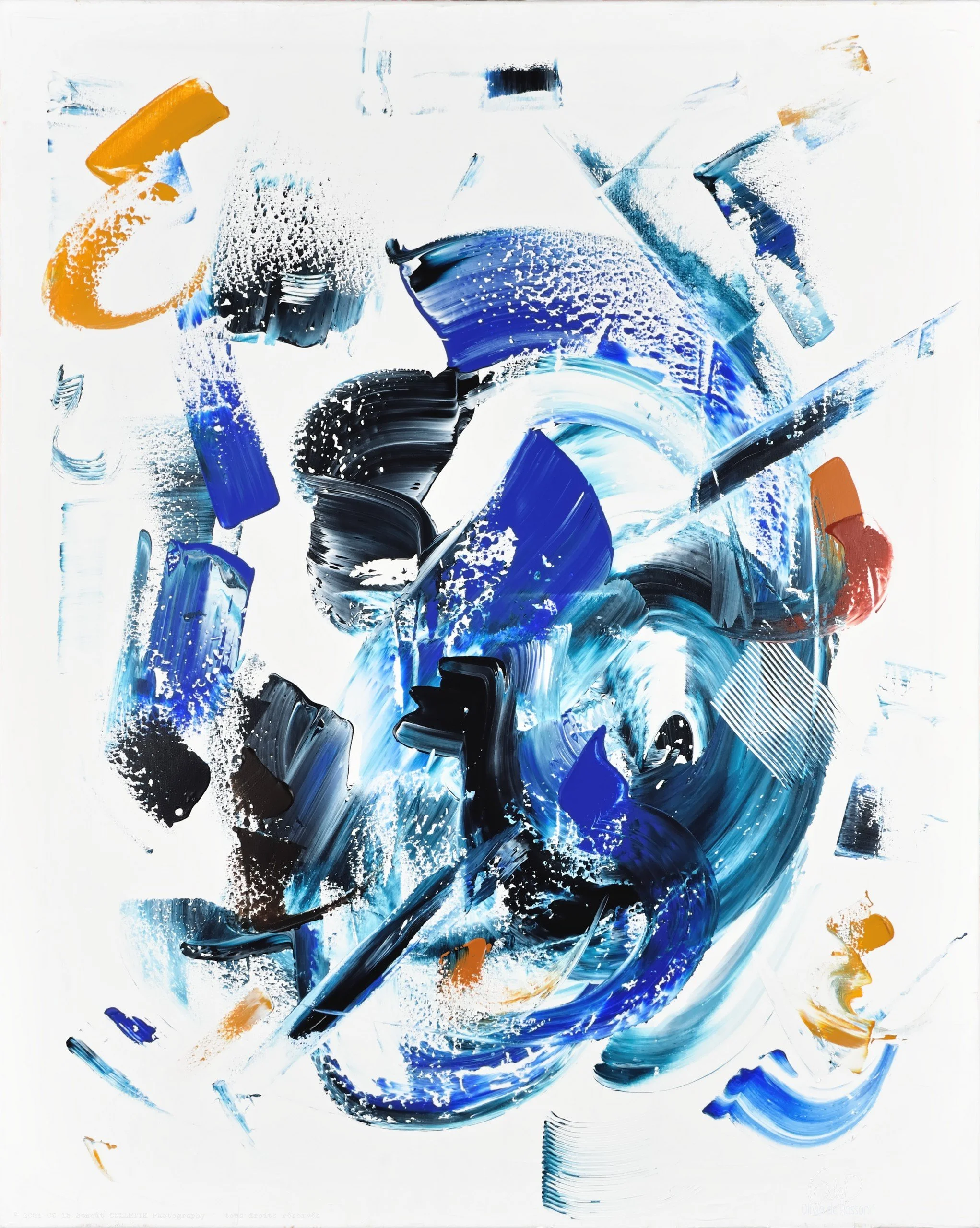 SOLD - Simplicity reveals the pure beauty of life, 80x100cm, olivia-de-posson-colourful-spiritual-energy-art
