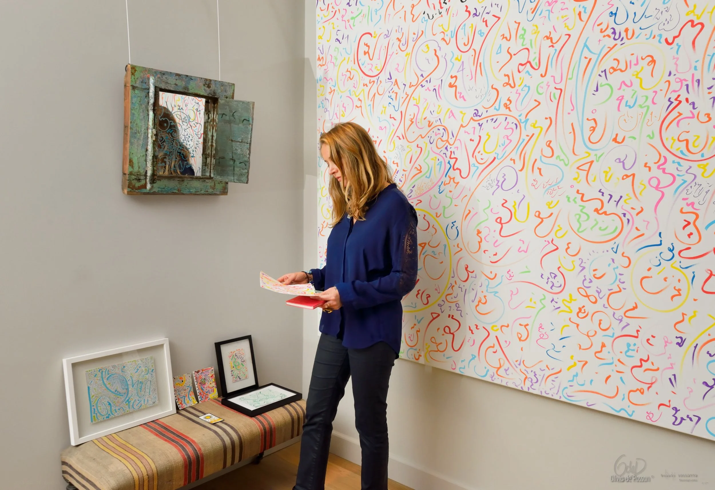 Light Language, 200x200cm in situ