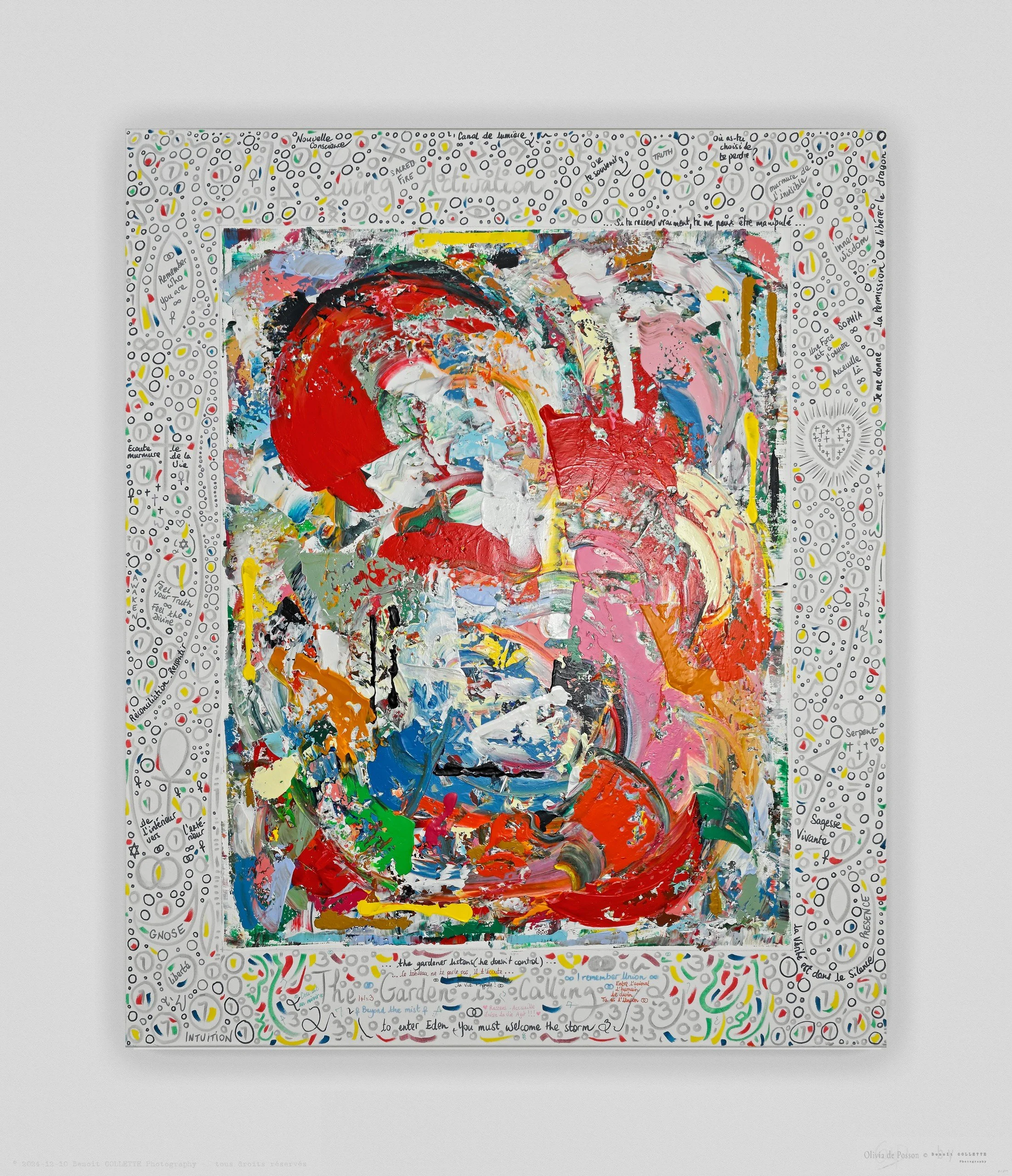 SOLD - The garden is calling, 120x100cm