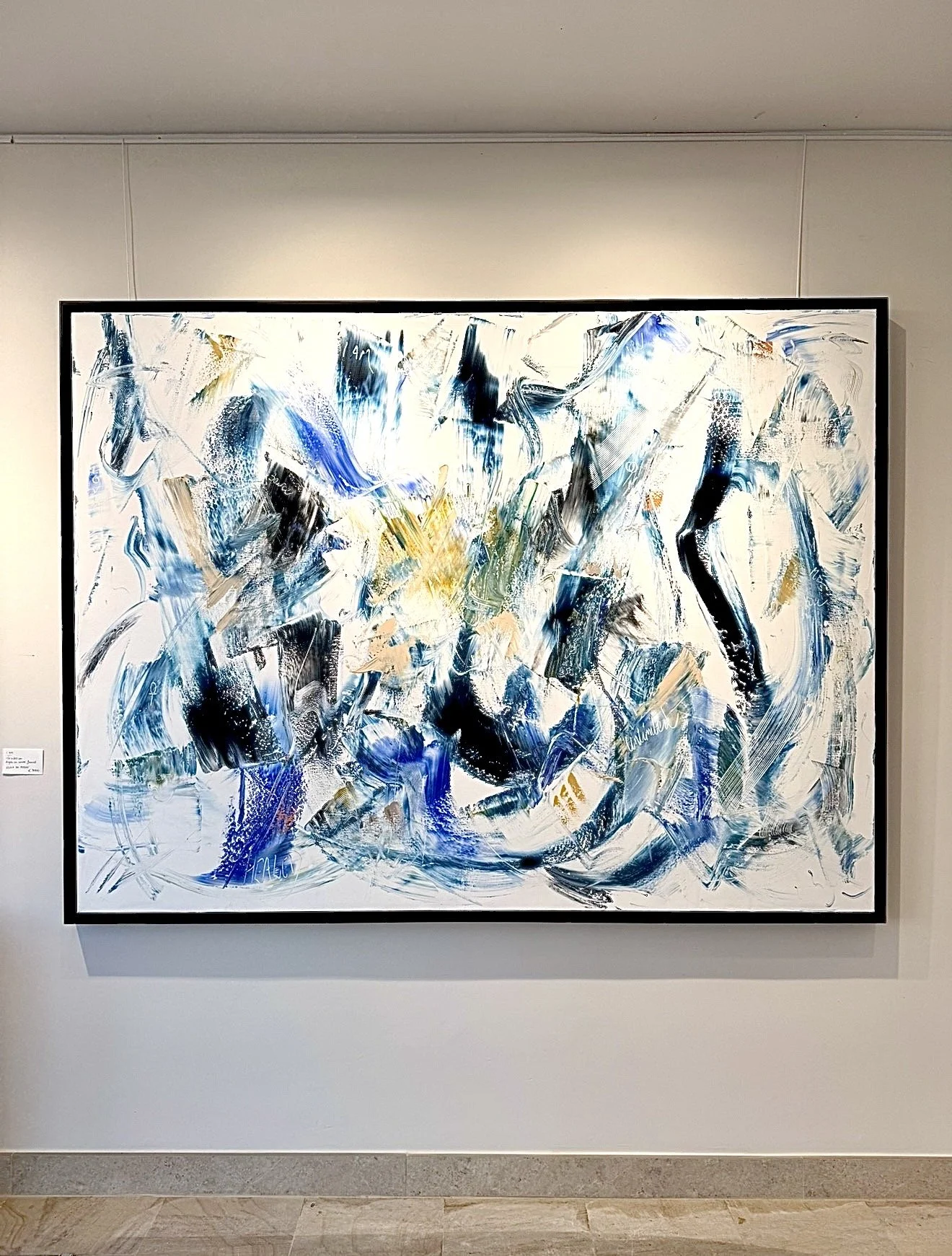 I AM, 150x200cm, 2025, Knokke, Belgium,  acrylic on canvas, Olivia-de-posson-abstract-contemporary-colorful-art
