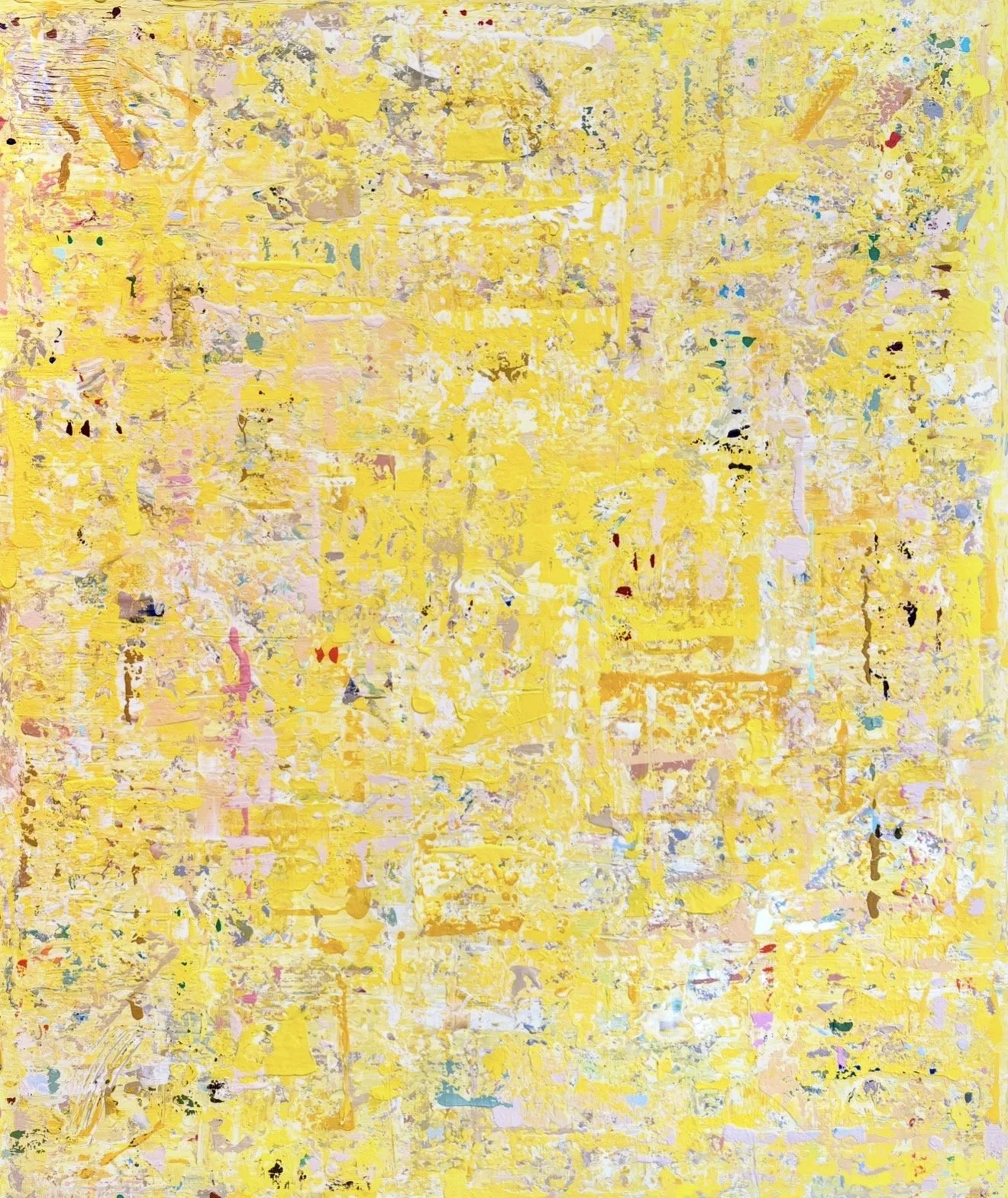 Au coeur de tout, le miracle! 120x100cm, 2026 olivia-de-posson-colourful-contemporary-abstract-art