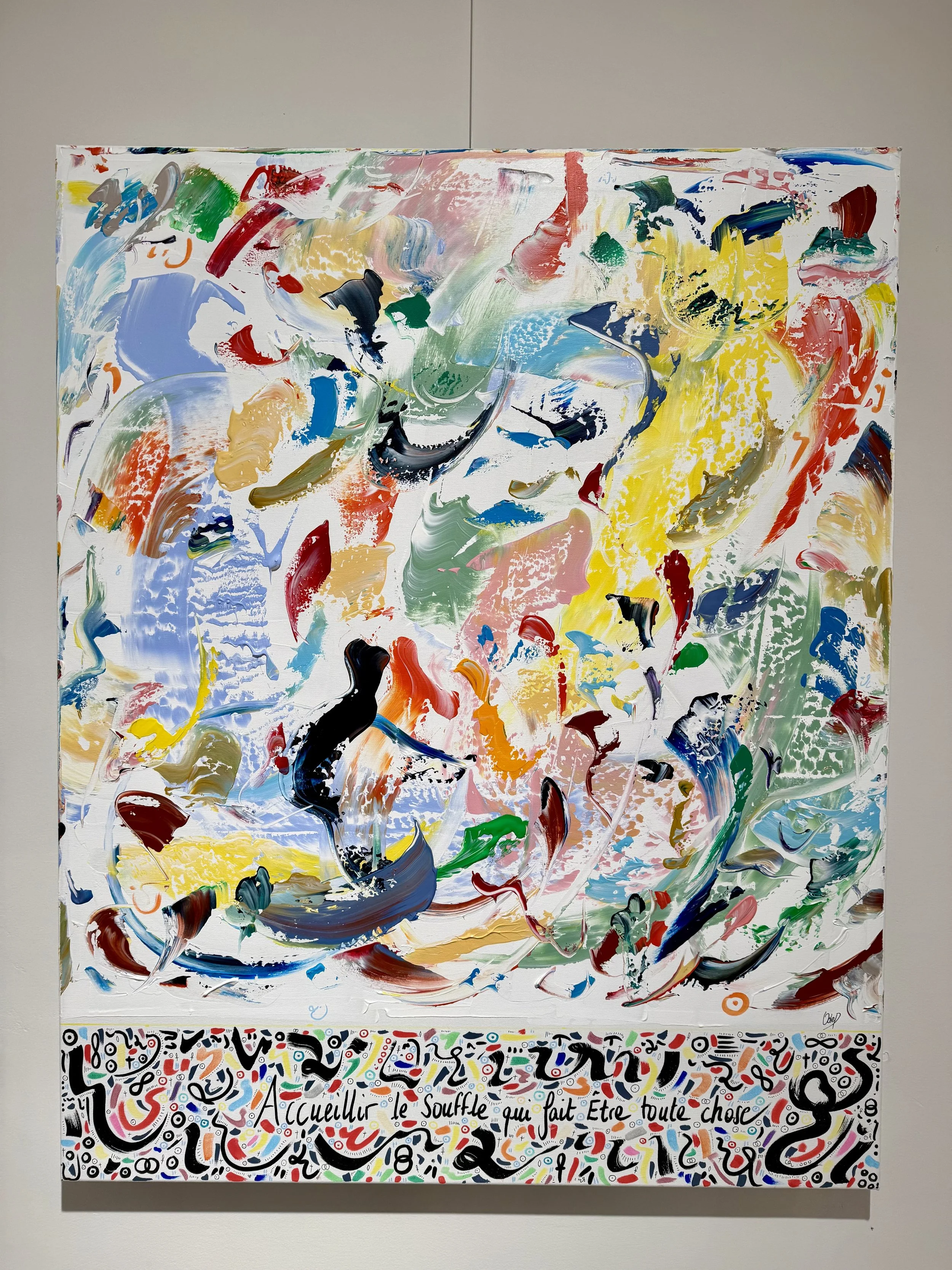 Breath of resurrection, 100x80cm