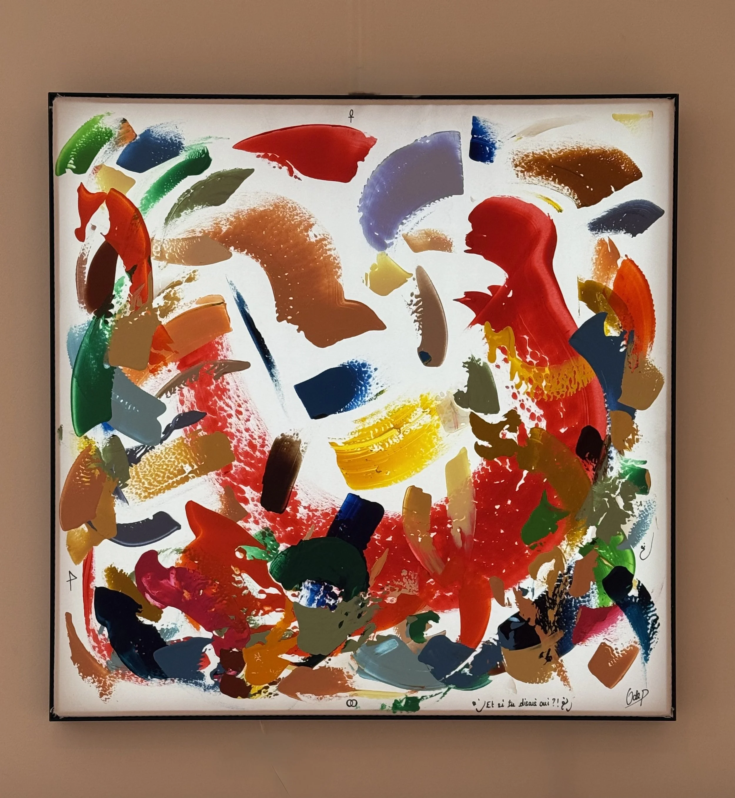 Et si tu disais oui?! 50x50cm
