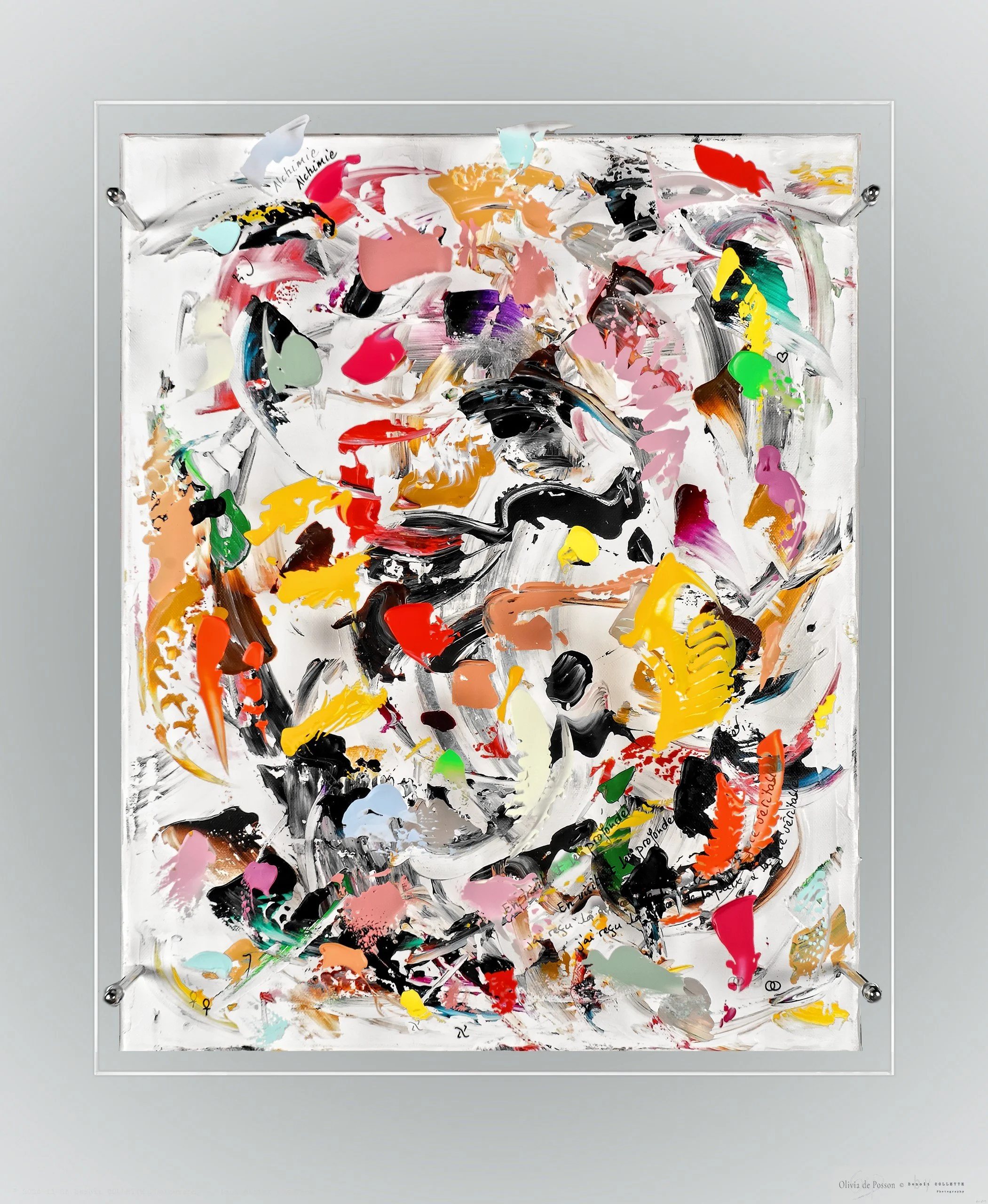 Le temps de l'alliance, 50x40x10cm, olivia-de-posson-colourful-spiritual-energy-art
