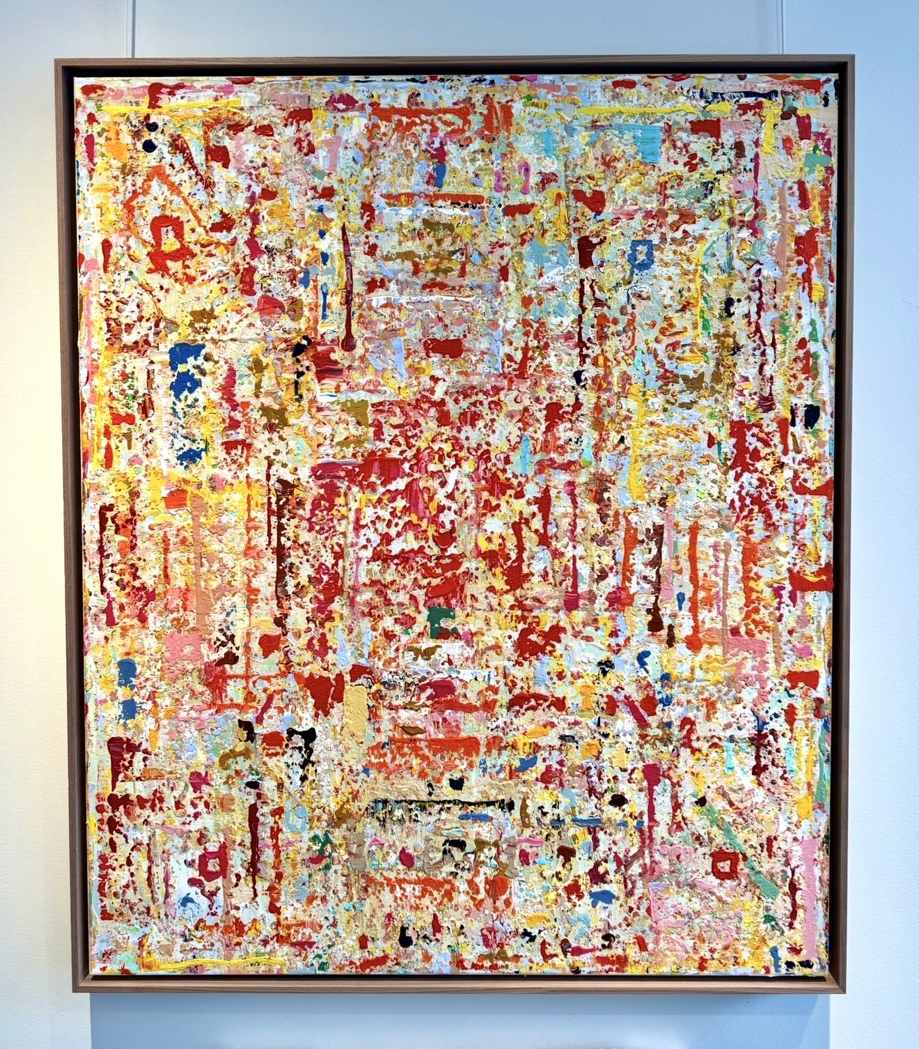 The Heavens within - 120x100cm - 2026 olivia-de-posson-colourful-contemporary-abstract-art