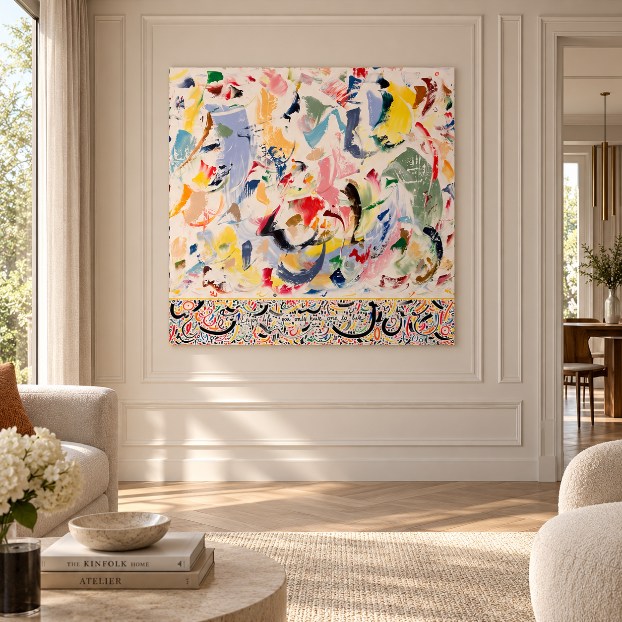 SOLD - One Life, 120x120cm