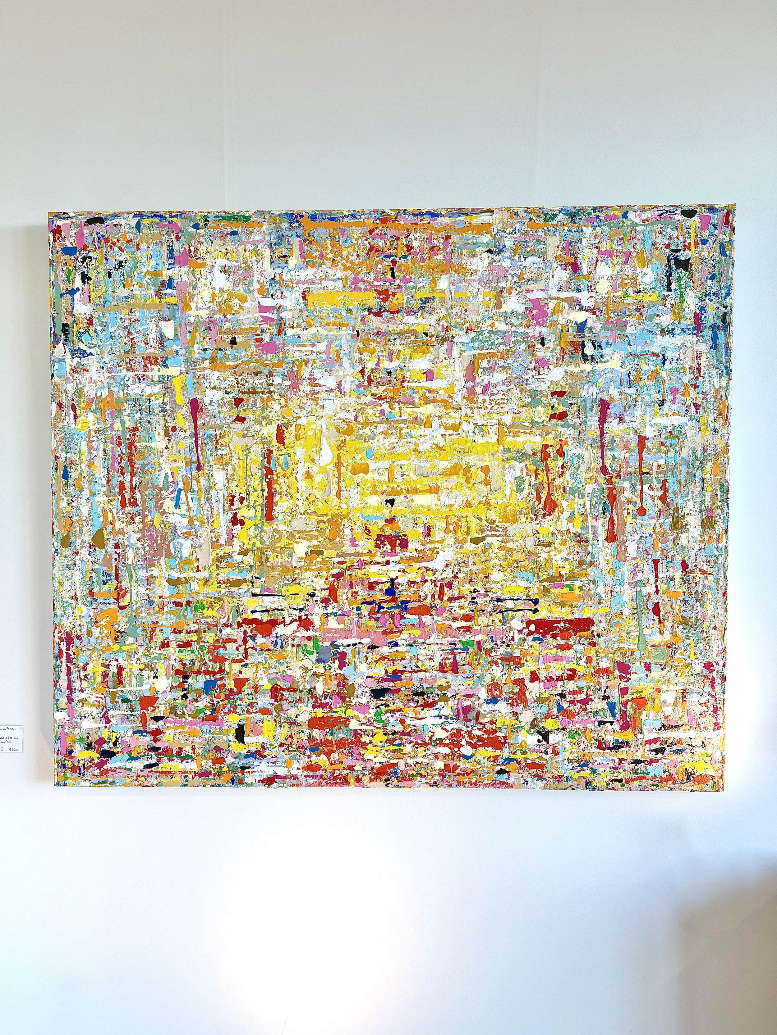 Sold - The light within a human heart, 120x140cm