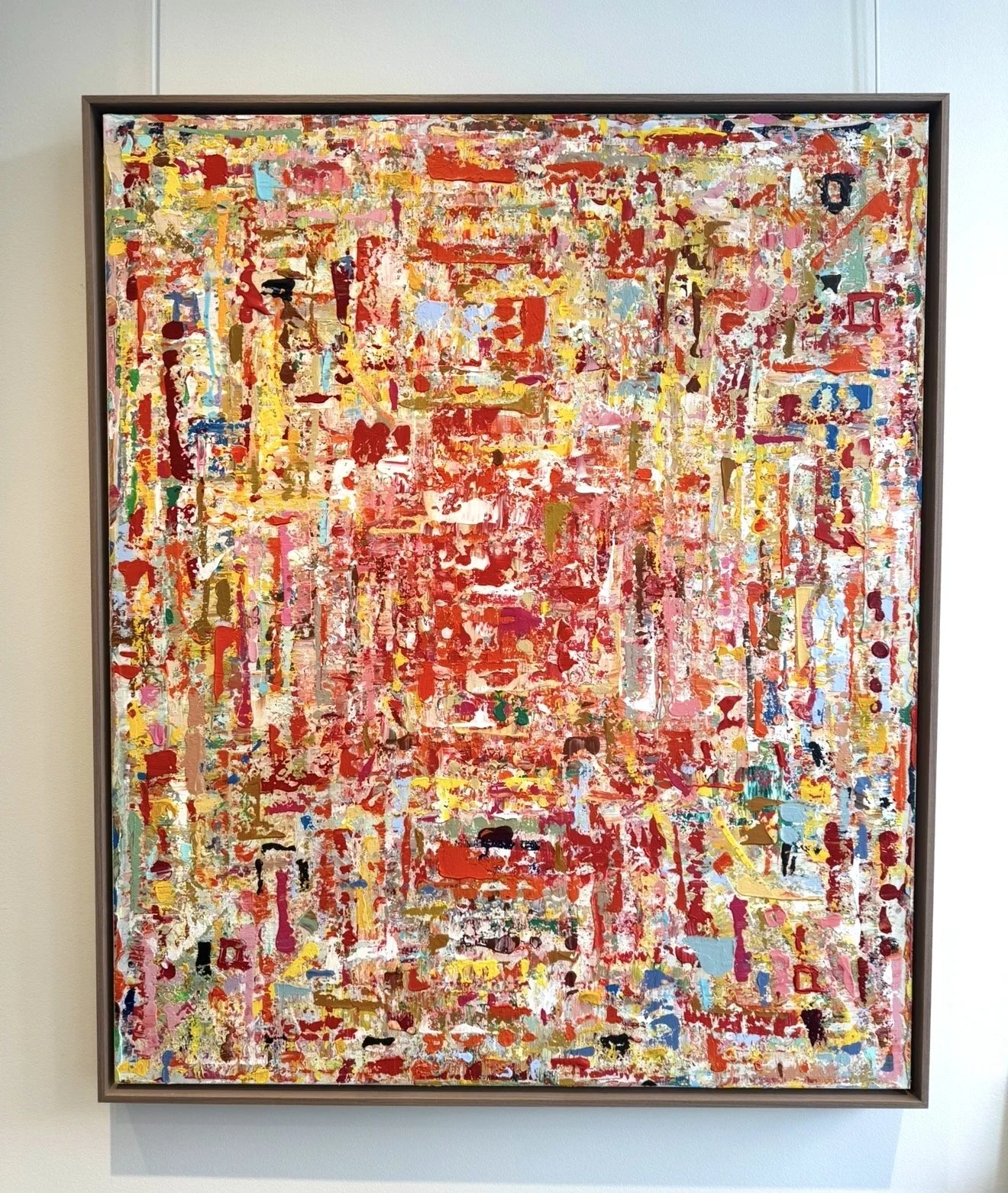 The Sun within - 120x100cm - 2026 olivia-de-posson-colourful-contemporary-abstract-art