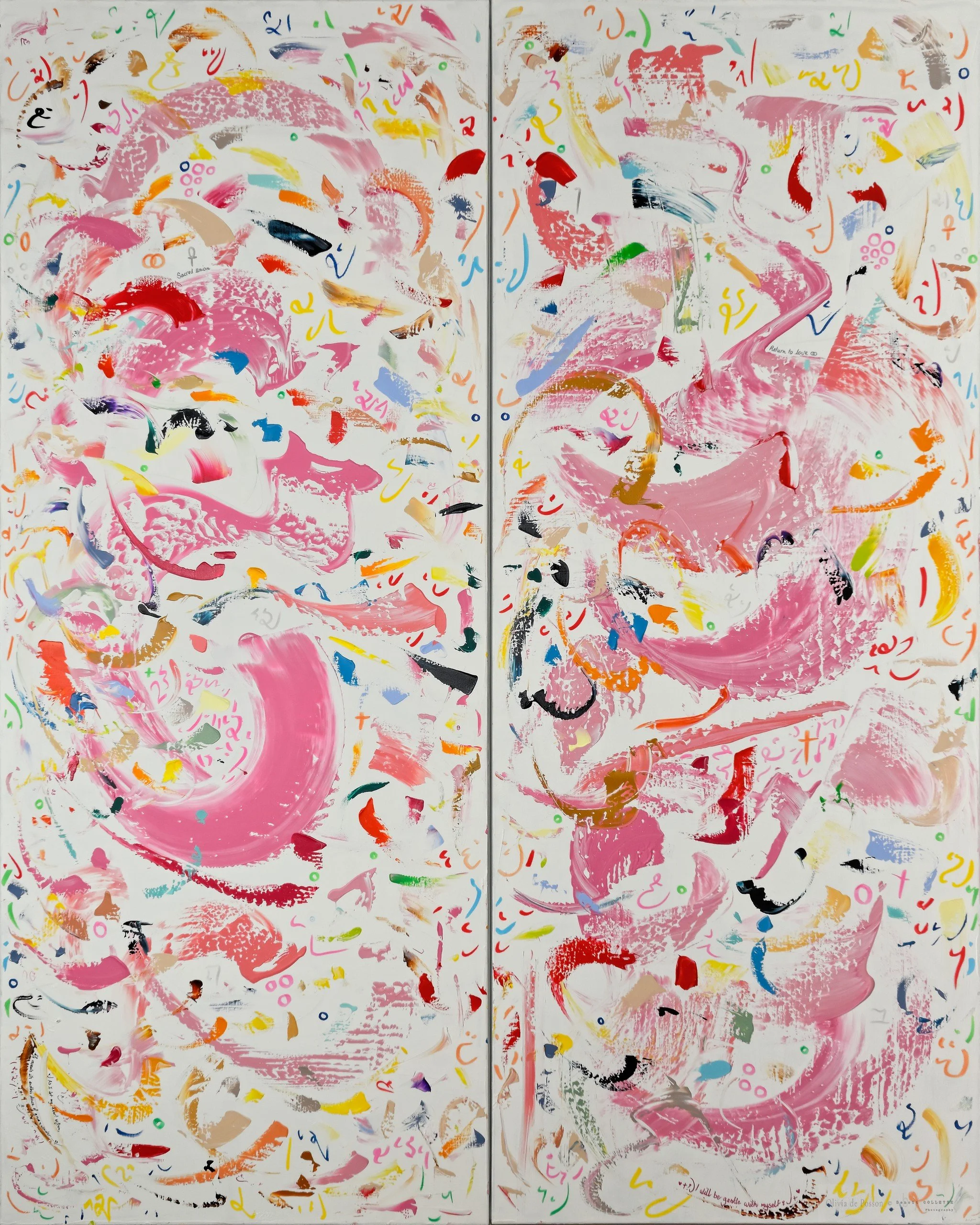 Return to Love, 200x160cm (diptych)