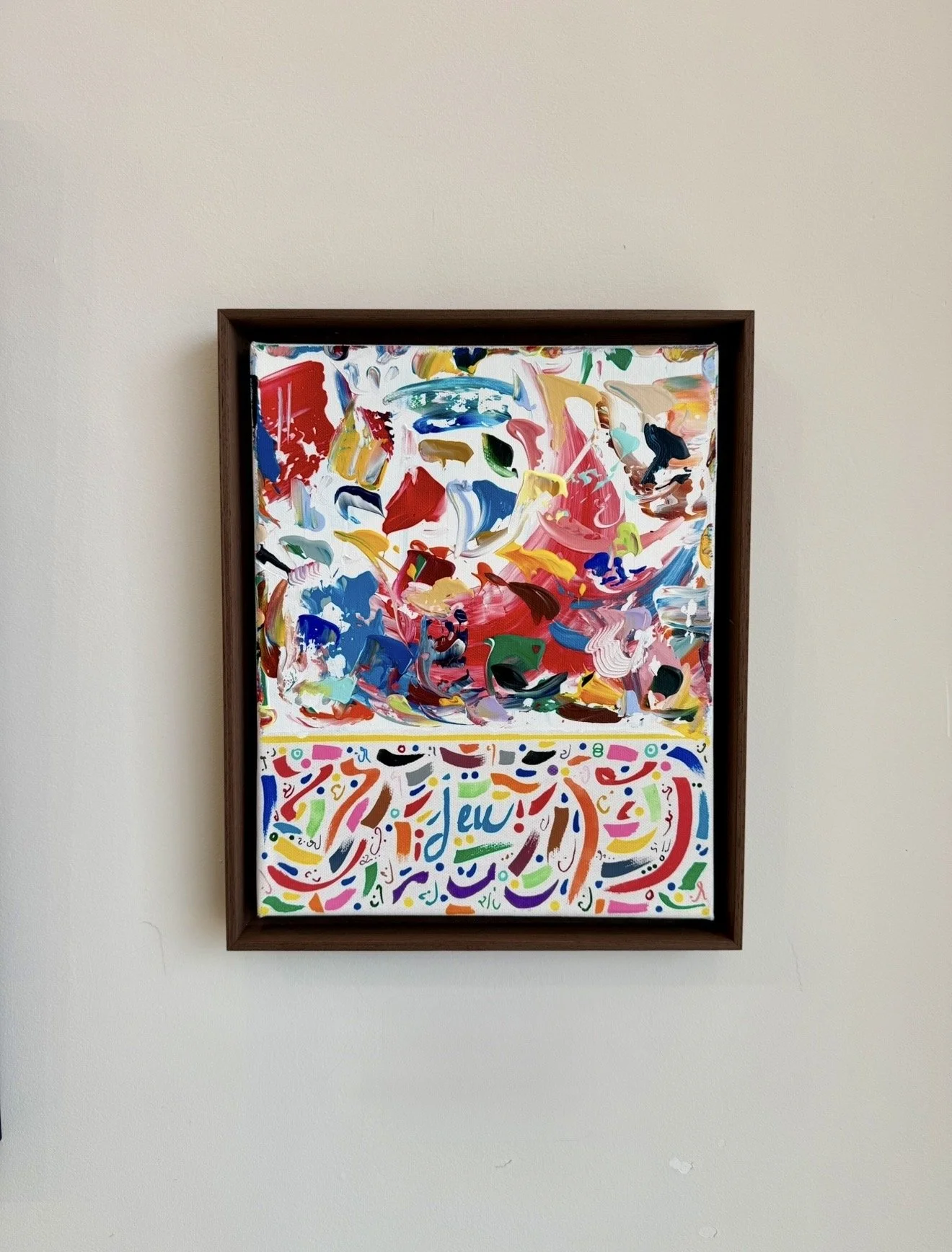 Jeu, 30x24cm, 2026, Paioes, Portugal, olivia-de-posson-colourful-contemporary-abstract-art