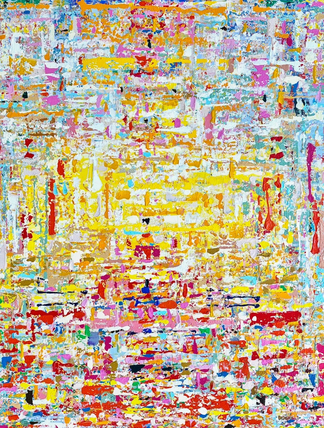 SOLD - The light within a human heart, 120x140cm (zoom in)