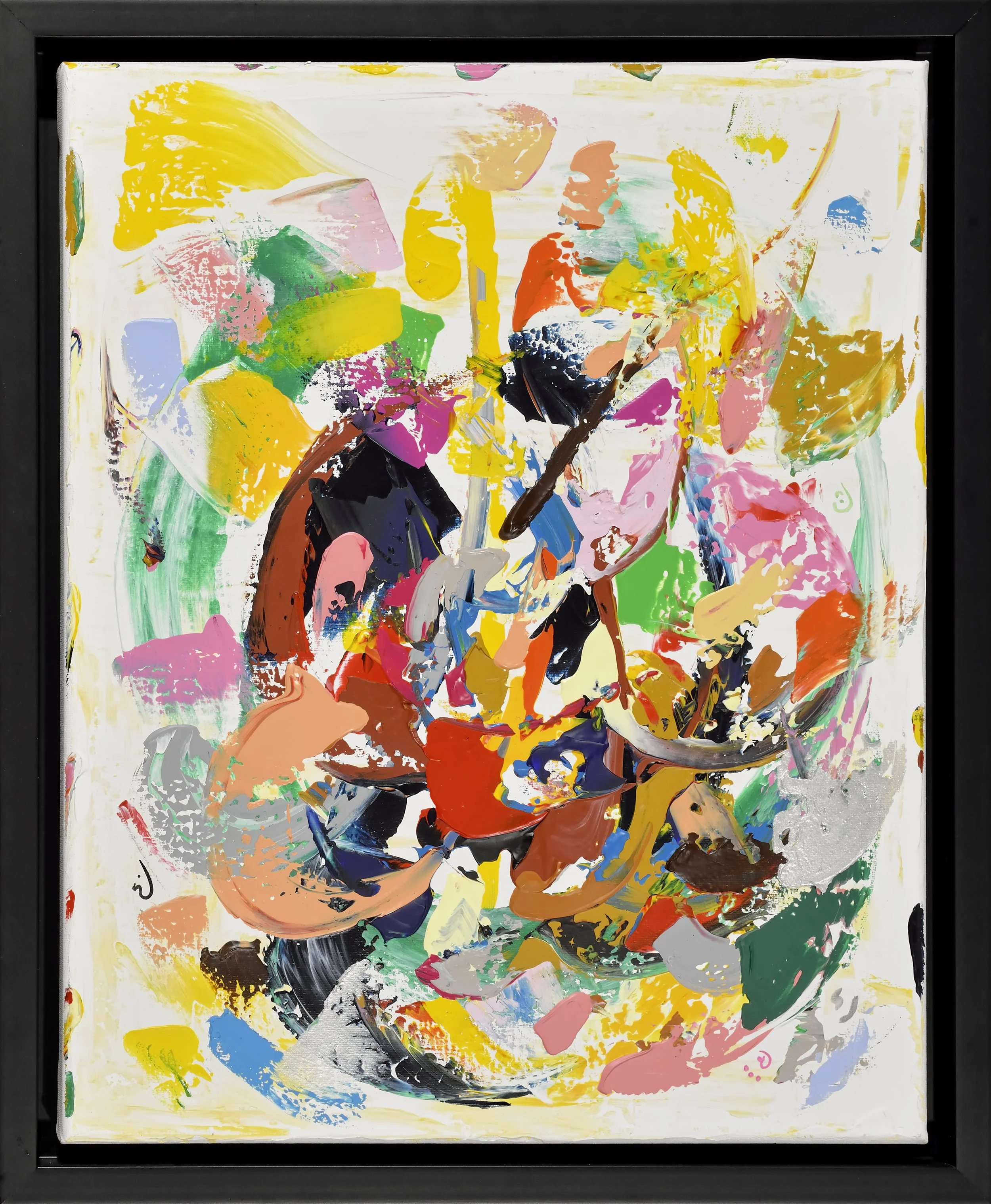 SOLD - olivia-de-posson-colourful-spiritual-energy-art