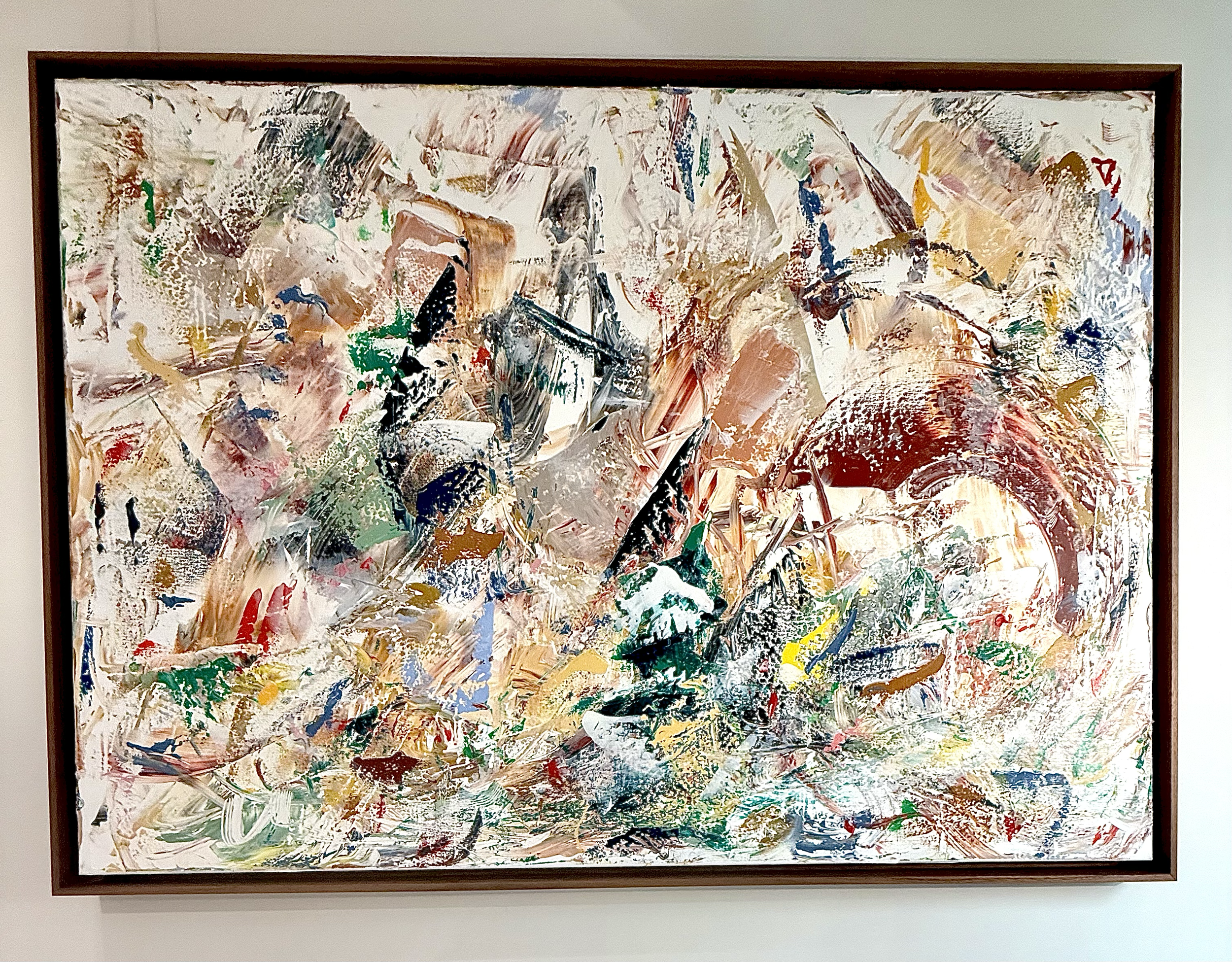 Le vivant reprend sa place, 100x140cm, 2026, Knokke, Belgium,  acrylic on canvas, Olivia-de-posson-abstract-contemporary-colorful-art