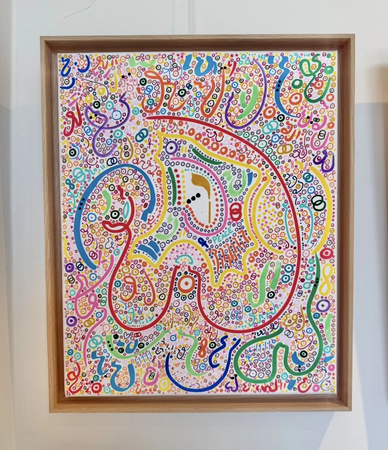 Peace, 41x33cm, 2026, Paioes, Portugal,  olivia-de-posson-colourful-contemporary-abstract-art