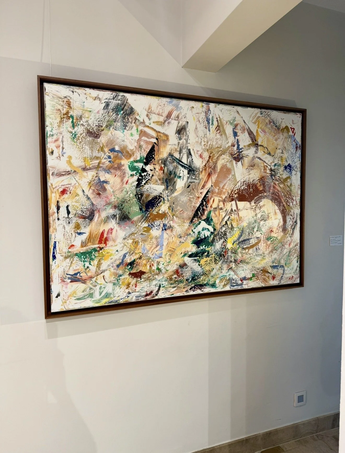 Le vivant reprend sa place, 100x140cm, 2026, Knokke, Belgium,  acrylic on canvas, Olivia-de-posson-abstract-contemporary-colorful-art