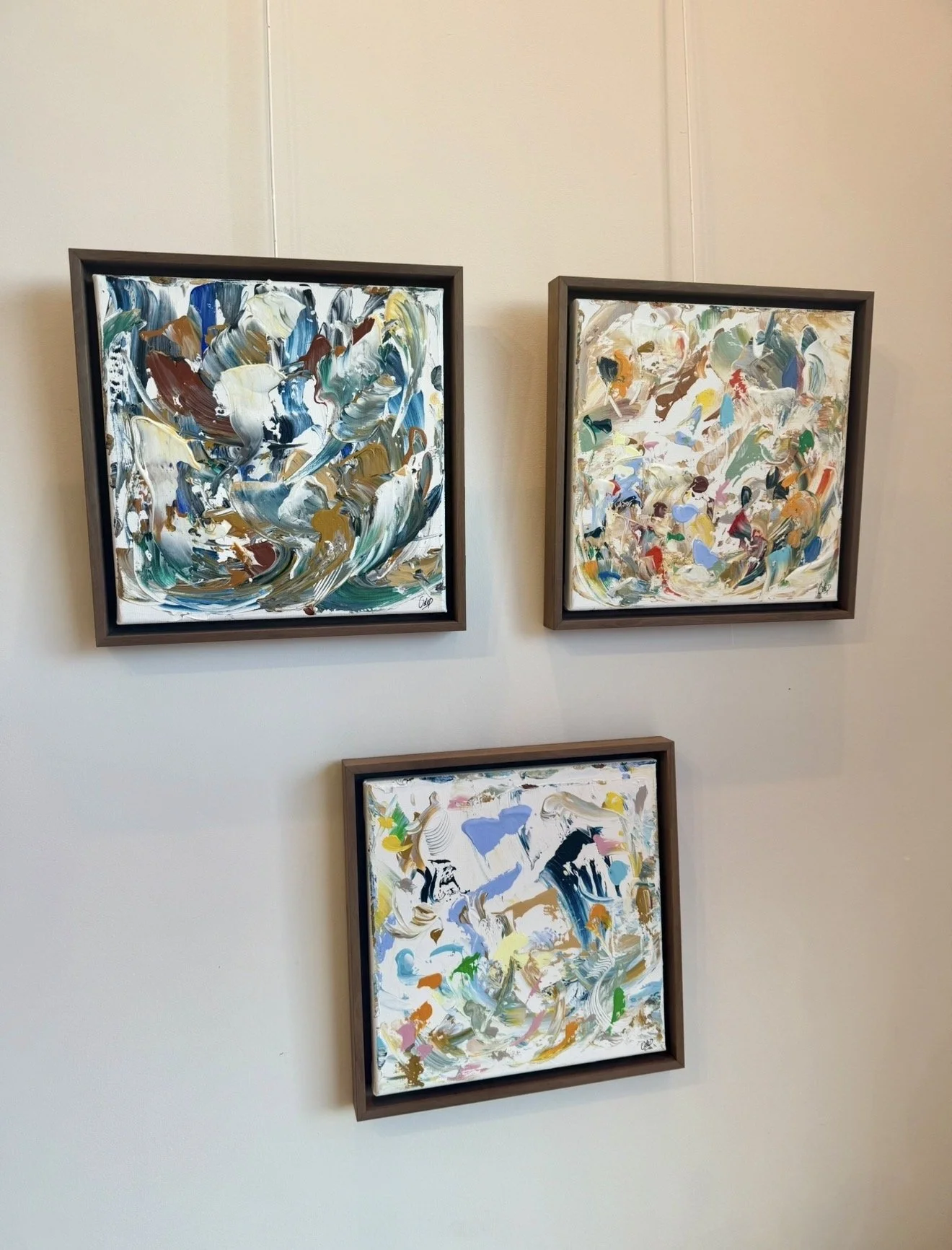 Series: Racines du Souffle, 30x30cm each