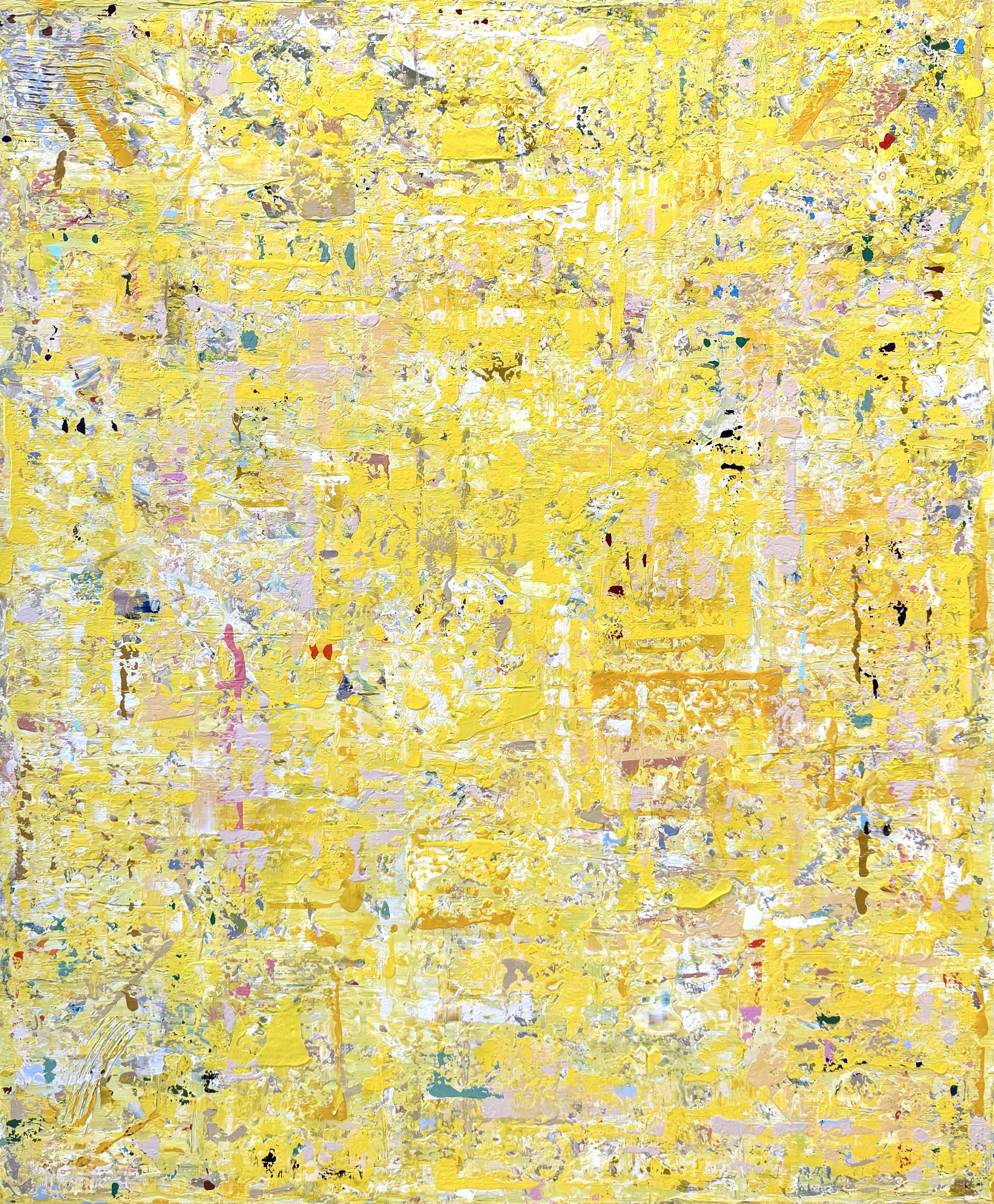 Au coeur de tout, le miracle! 120x100cm, 2026 olivia-de-posson-colourful-contemporary-abstract-art