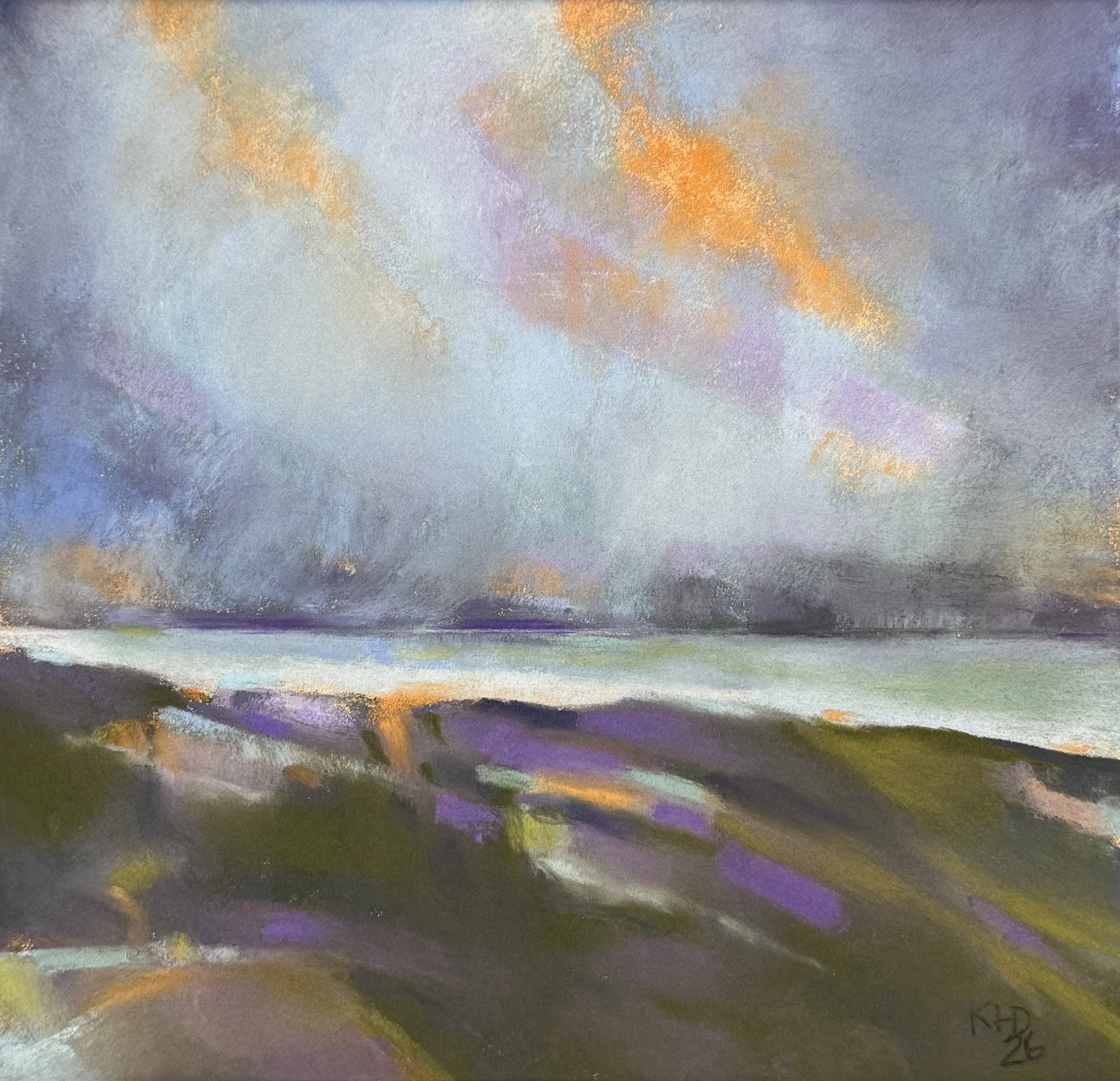 "Vadested - Autumn Wanderings I" Pastel. Production year 2026