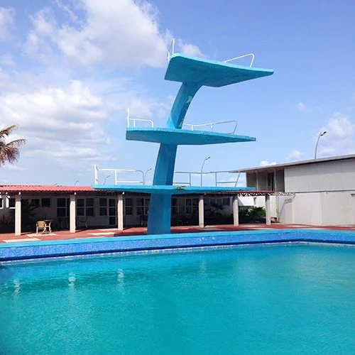 swimming pool diving board