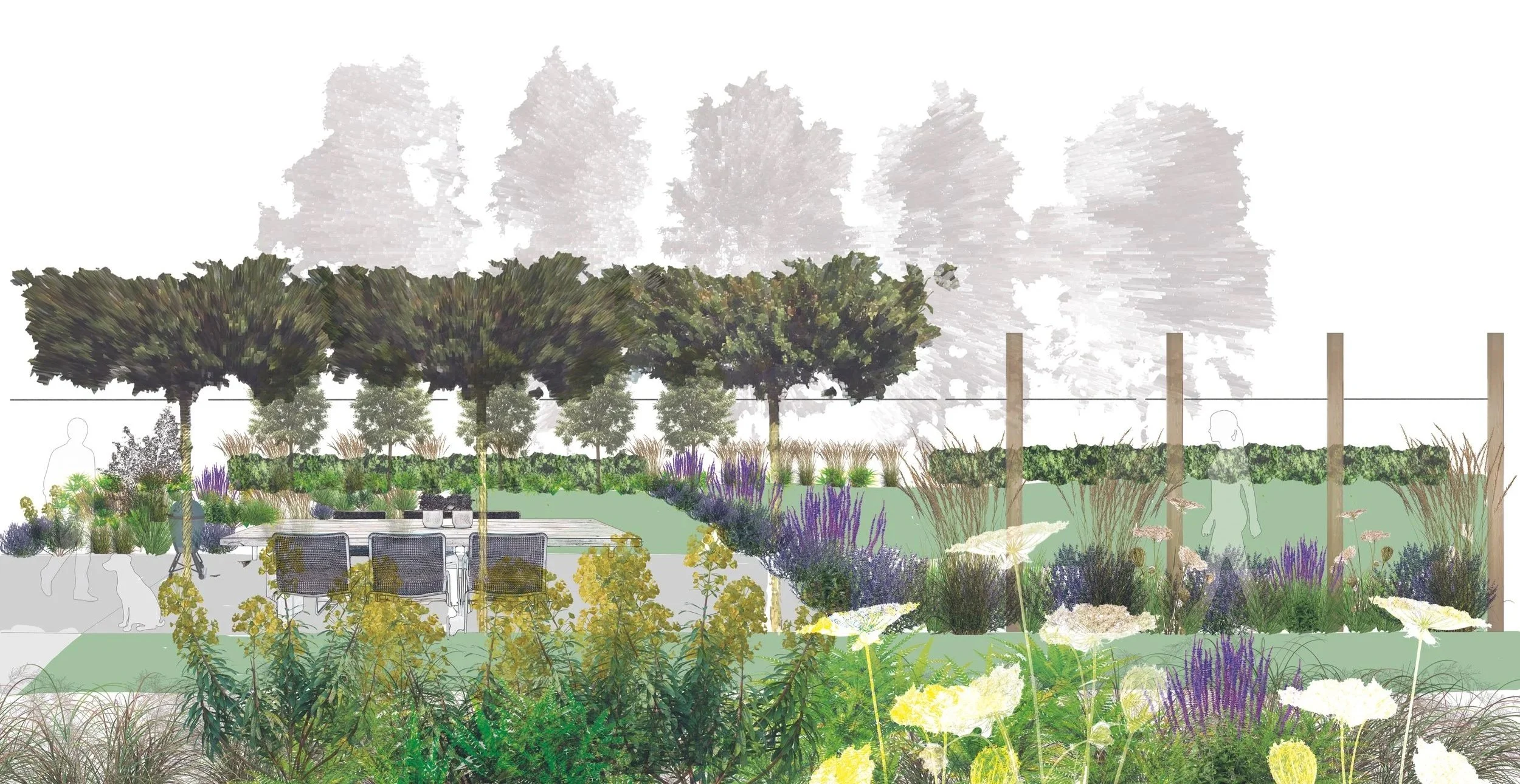 my dream garden naturalistic style