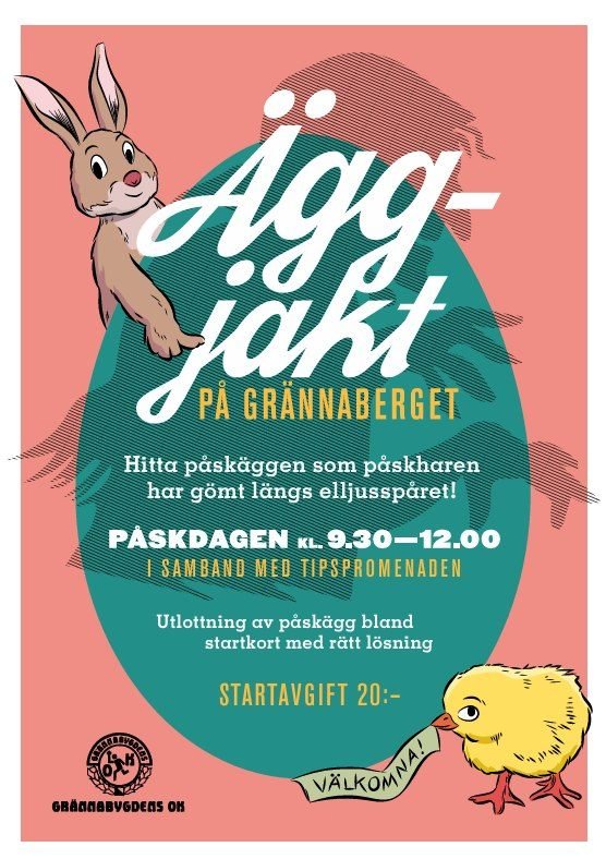 Äggjakt på Påskdagen 9.30-12