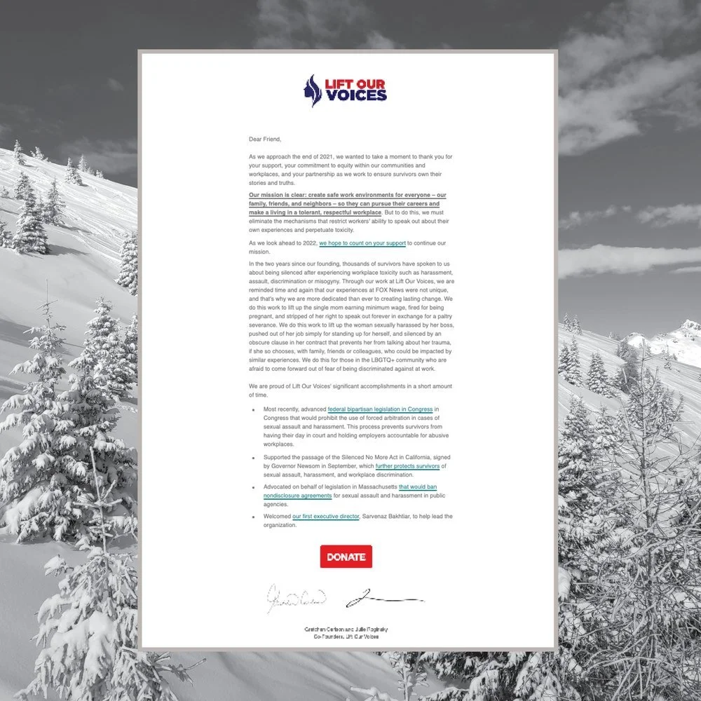 Newsletter: Annual Appeal