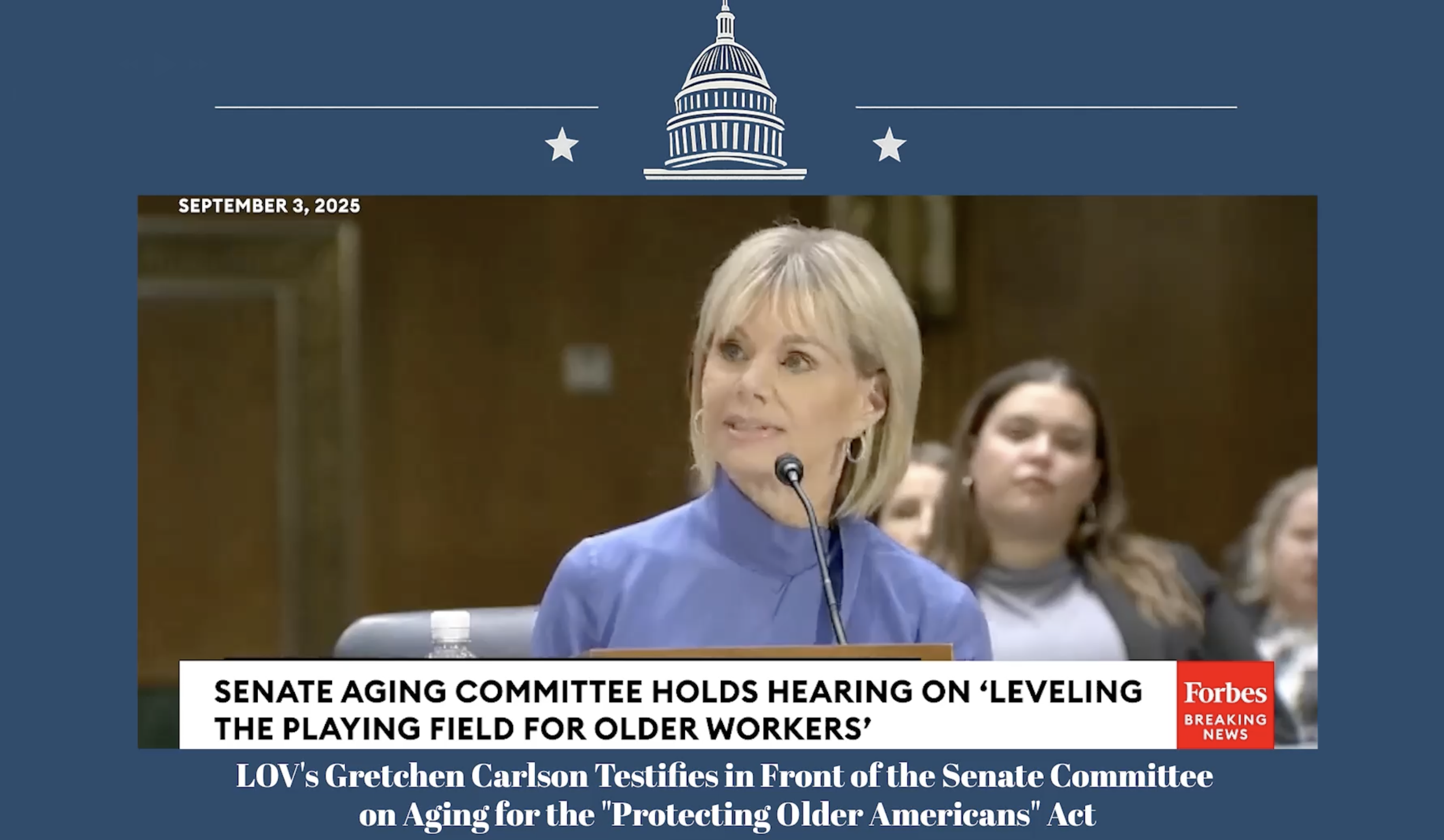 Gretchen Carlson's Senate Aging Committee Testimony: Protecting Older Americans Act