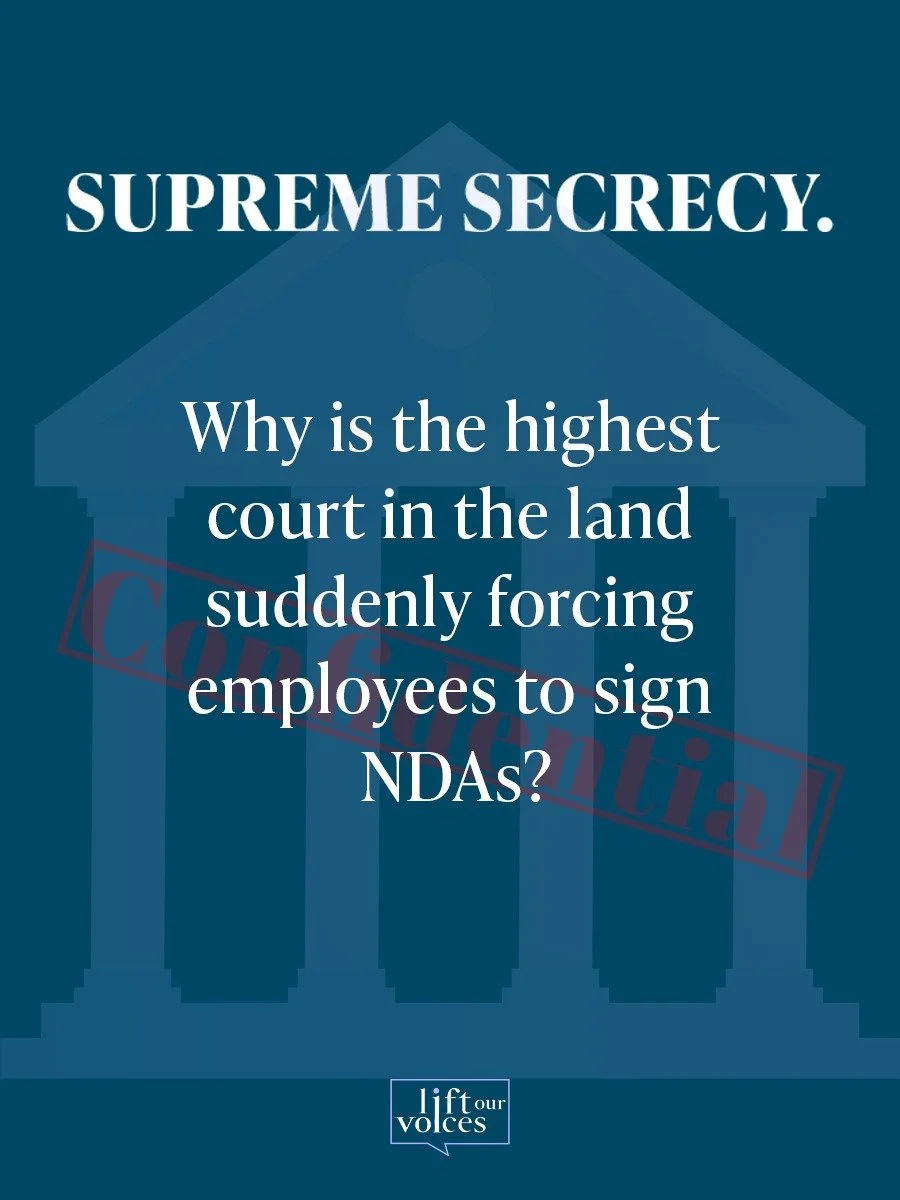 The @nytimes reveals that Chief Justice John Roberts has officially imposed nondisclosure agreements on Supreme Court clerks and employees. What used to be a "code of conduct" is now a formal legal contract&mdash;one that threatens legal ac