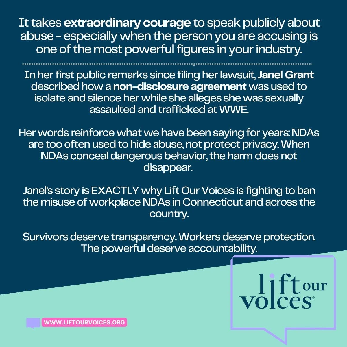 Read the full story via @sportsillustrated :
https://www.si.com/fannation/wrestling/wwe/janel-grant-makes-first-public-comments-since-filing-lawsuit-against-vince-mcmahon

 #wwenetwork #wweuniverse #wwesmackdown #VinceMcMahon #vincemcmahon