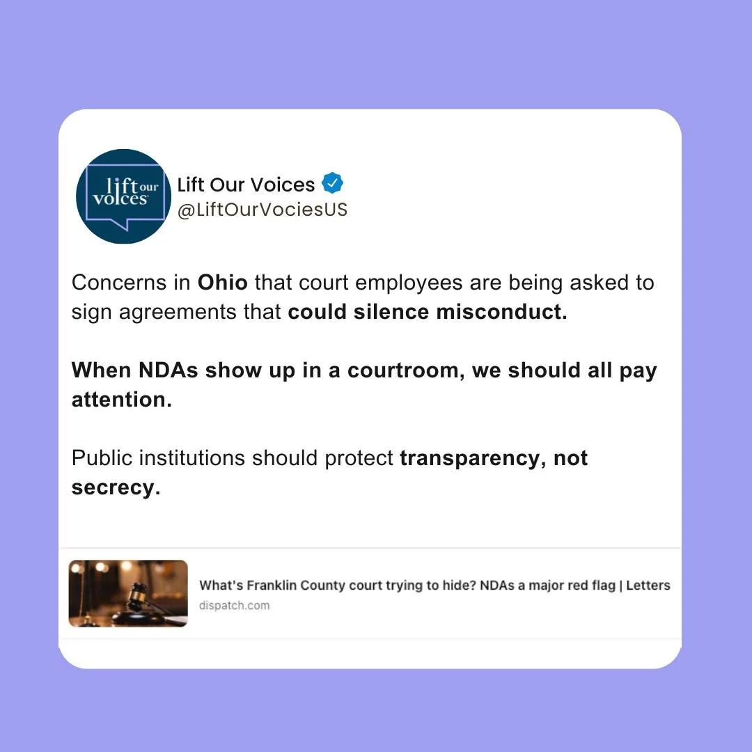 Public institutions should protect transparency, not secrecy.

https://www.dispatch.com/story/opinion/letters/2026/03/21/franklin-county-court-employee-ndas/89225791007/