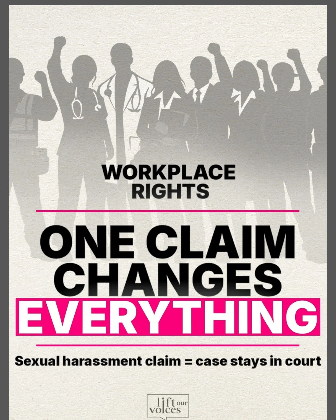 One claim can change everything.

A federal appeals court ruled that if a case includes sexual harassment, employers CAN'T split it up and force parts into arbitration. That keeps cases in court, where accountability actually happens. 

Read the ruli
