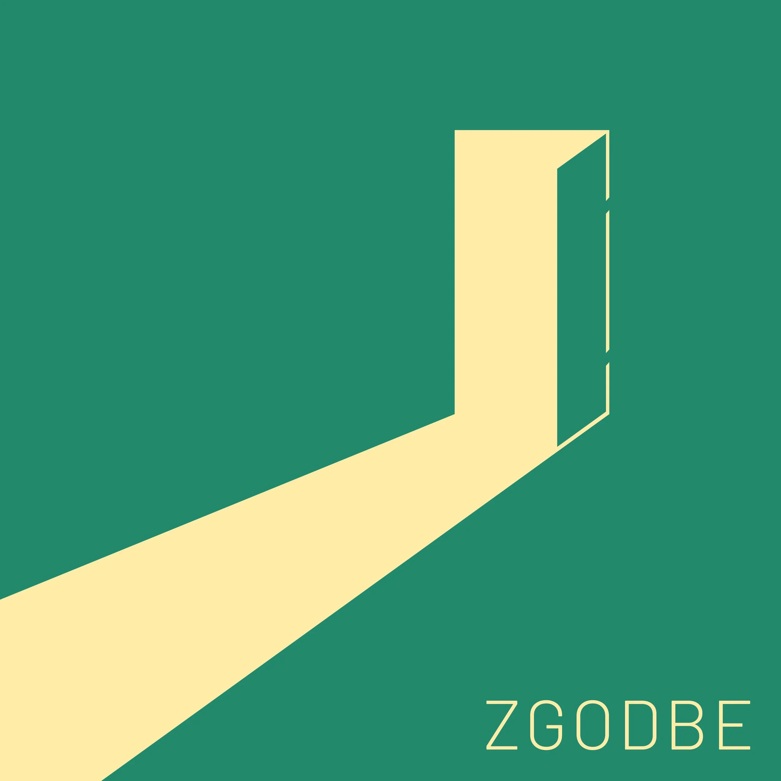 A stylized graphic of a closed door on a green background with the words 'ZOOM BE' partially visible in the bottom right corner.