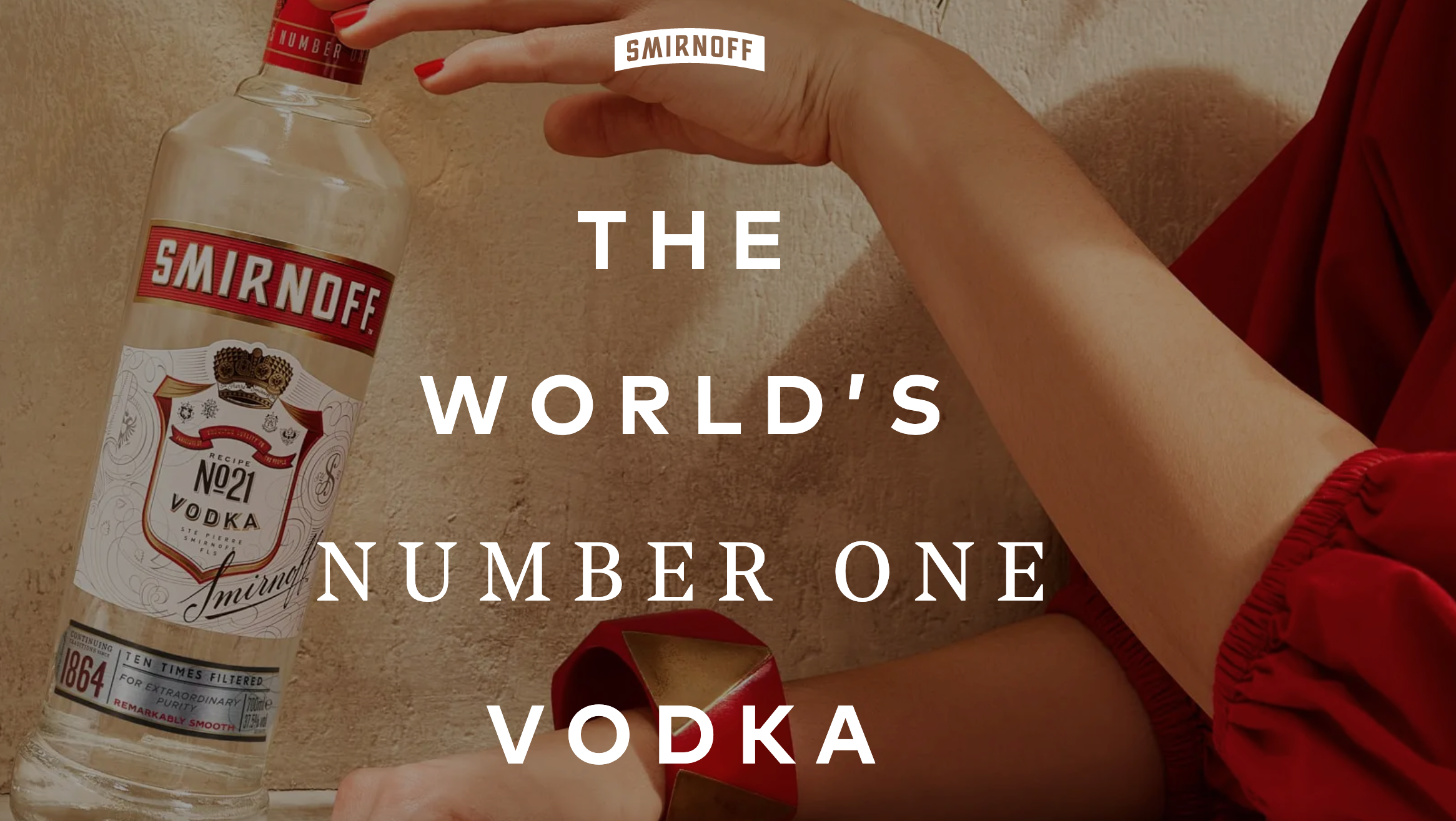 Smirnoff | Website Redesign